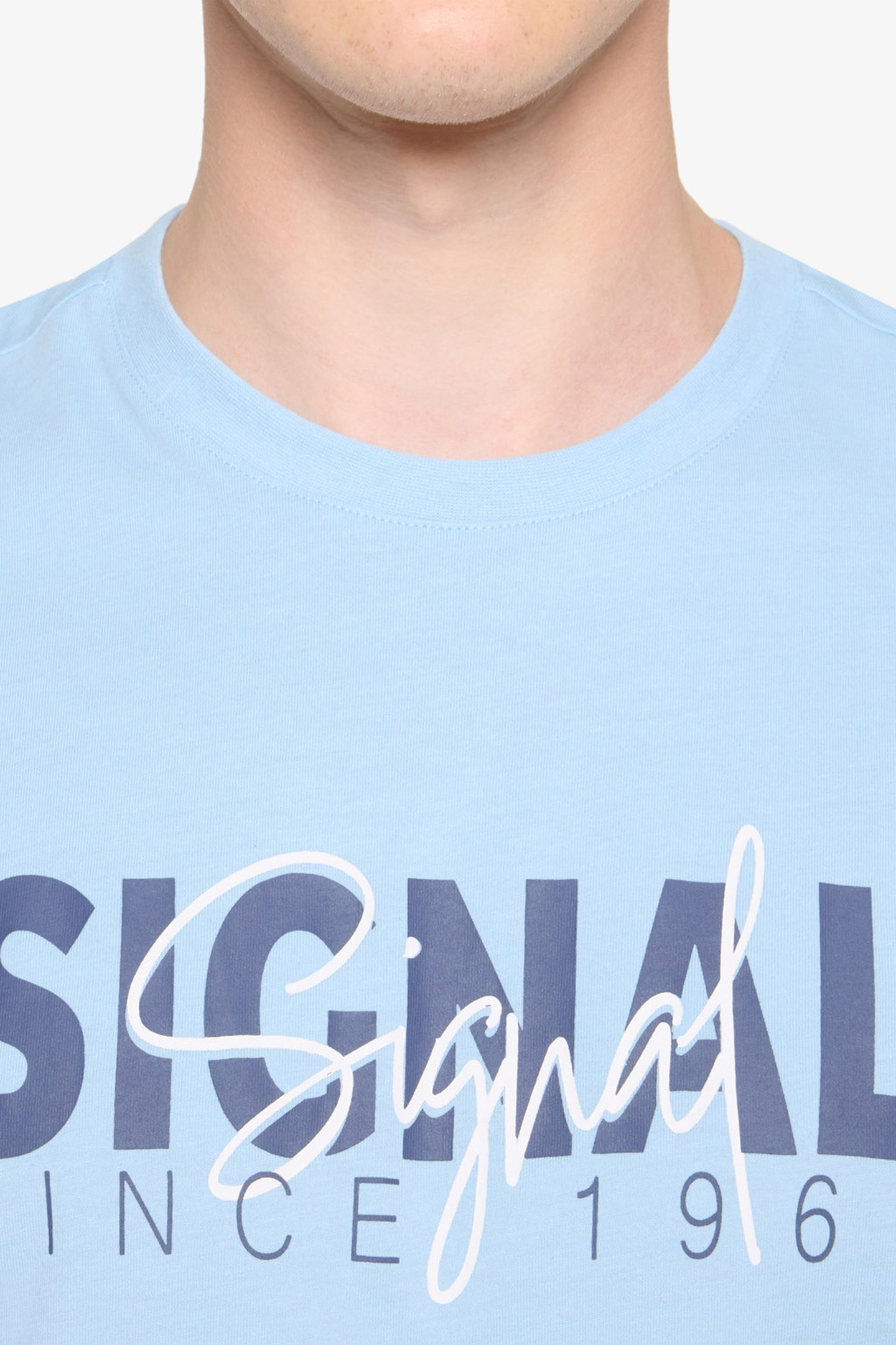 OWENSI PRINT TEE + BLUE PLACIDE MEL 6