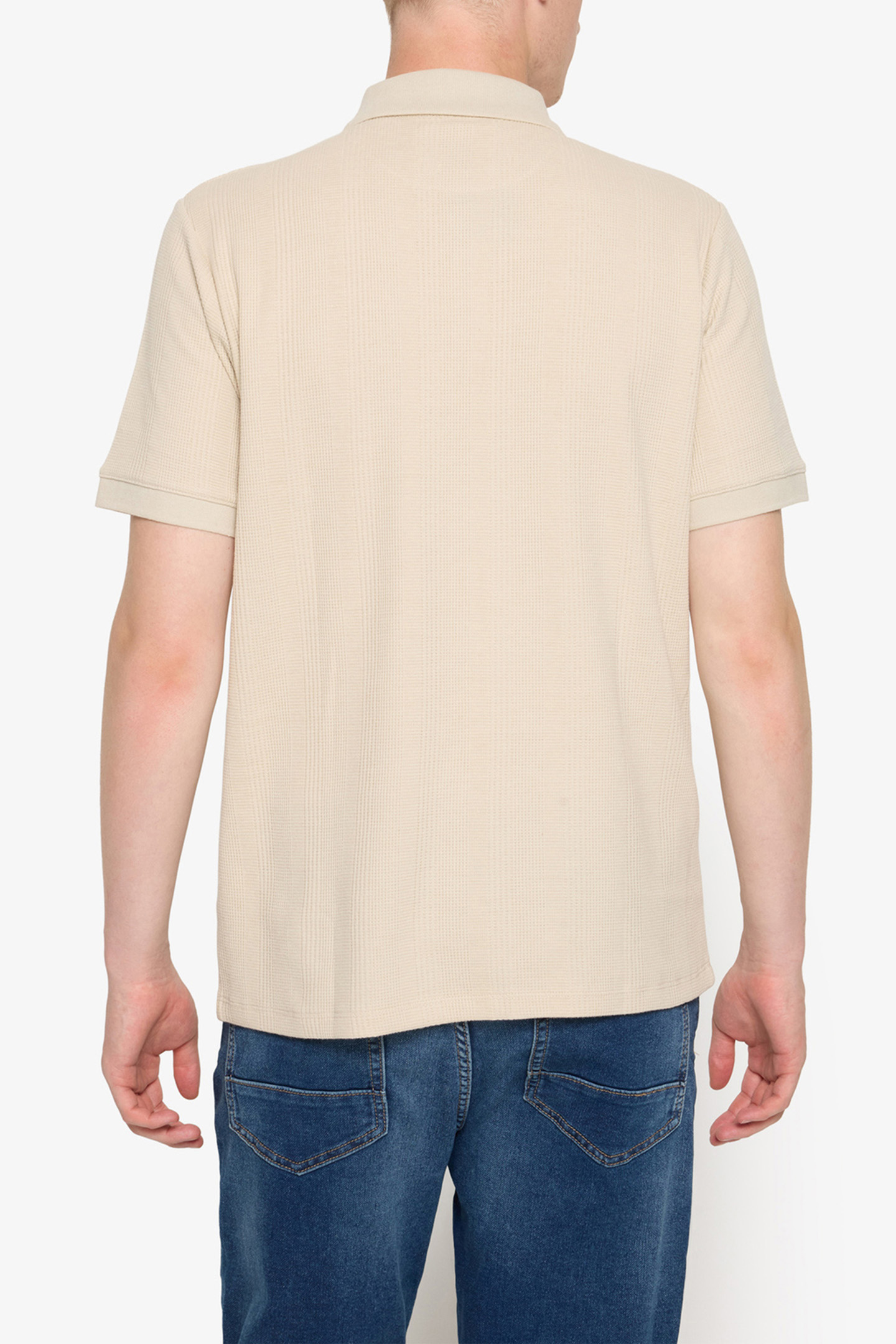 OLAUSI STRUCTURED POLO SAFARI SAND 2