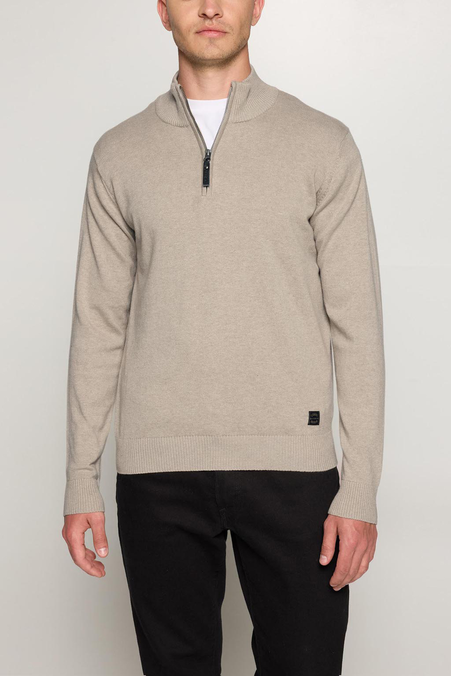 KLAUSSI HALFZIP + STRAW BEIGE MEL 1