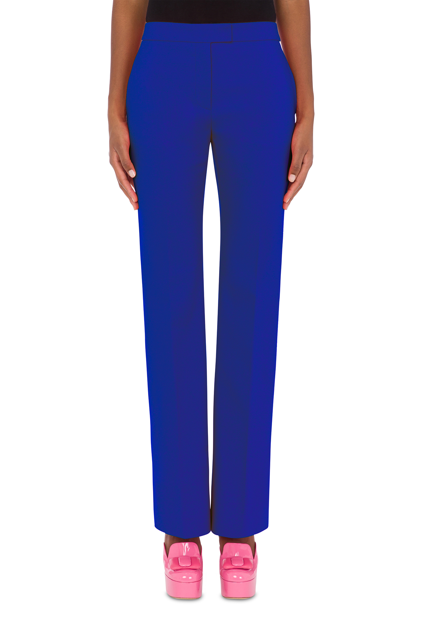 60'S STRETCH CANVAS TROUSERS BLUE 1