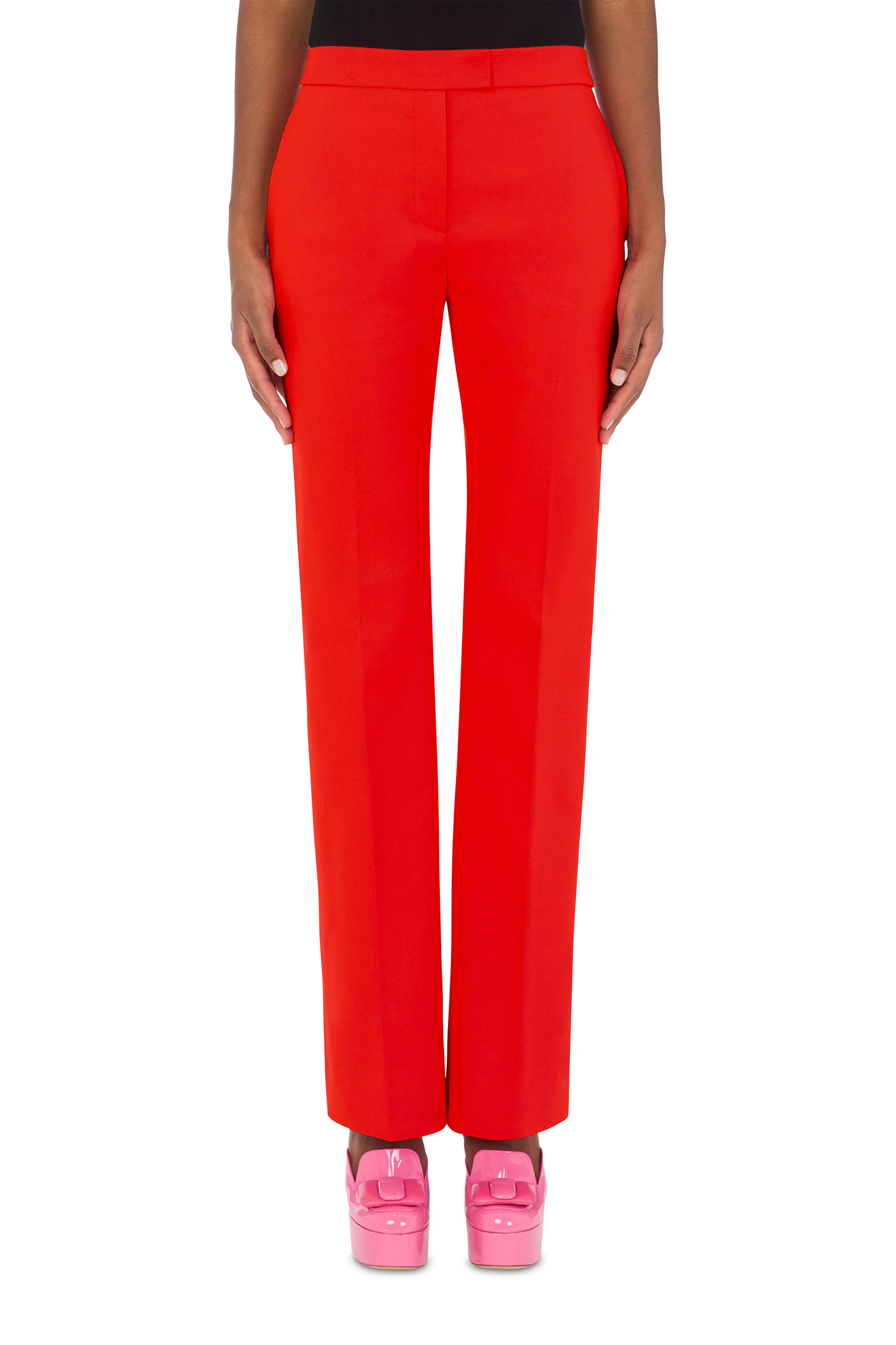 60'S STRETCH CANVAS TROUSERS RED 1