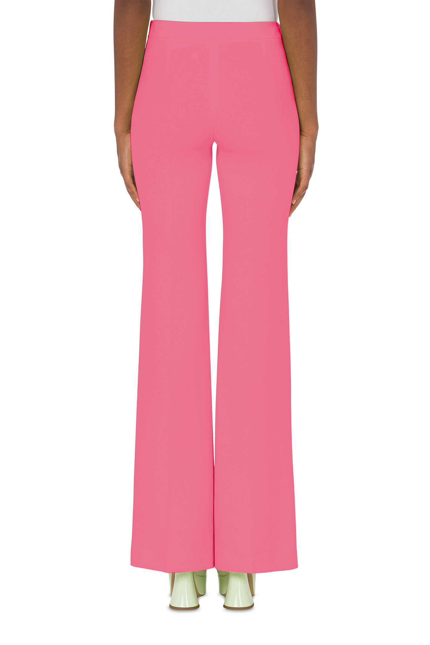 60'S CADY FLARED TROUSERS PINK 2