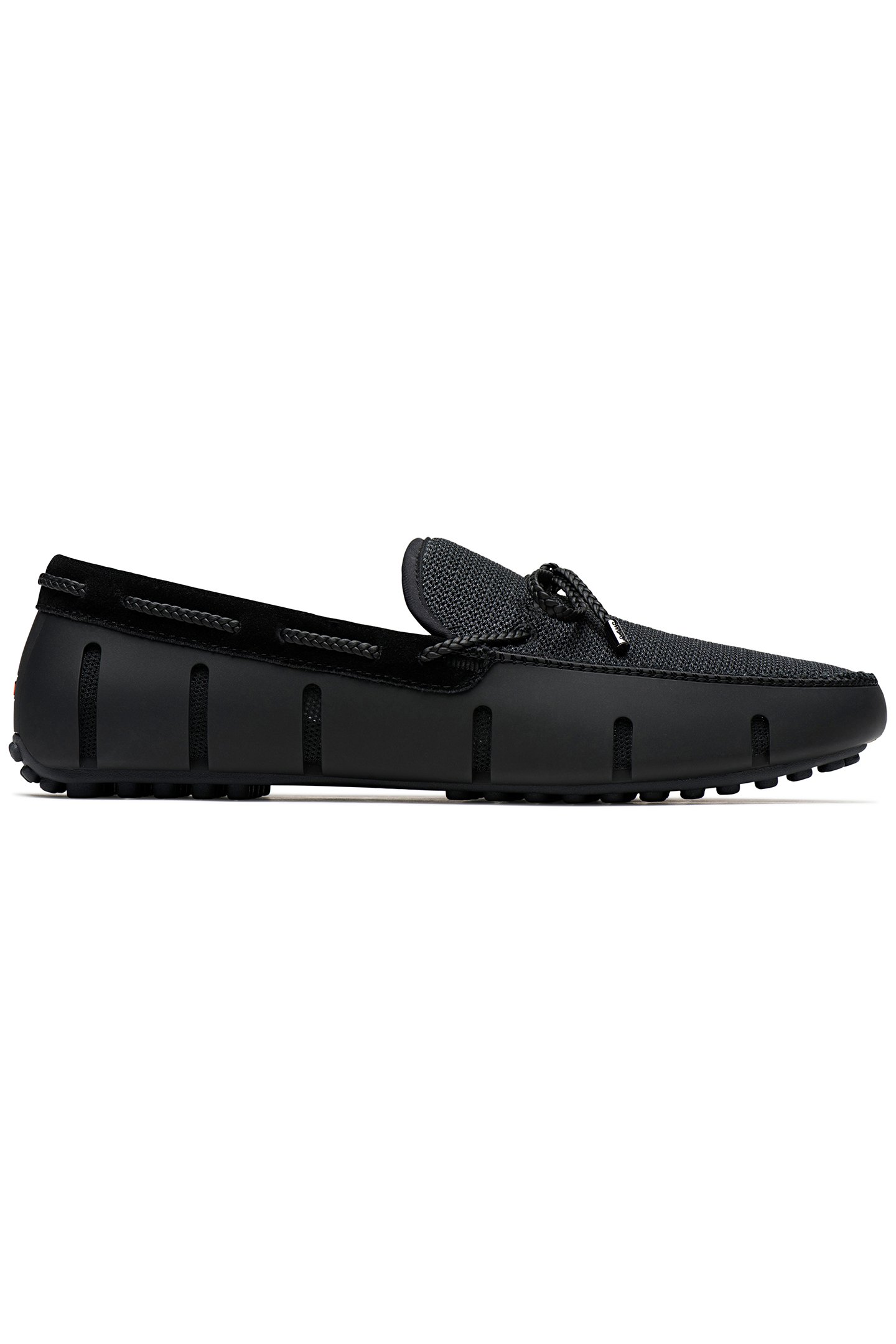 BRAIDED LACE LUX LOAFER DRIVER BLACK/GRAPHITE 1