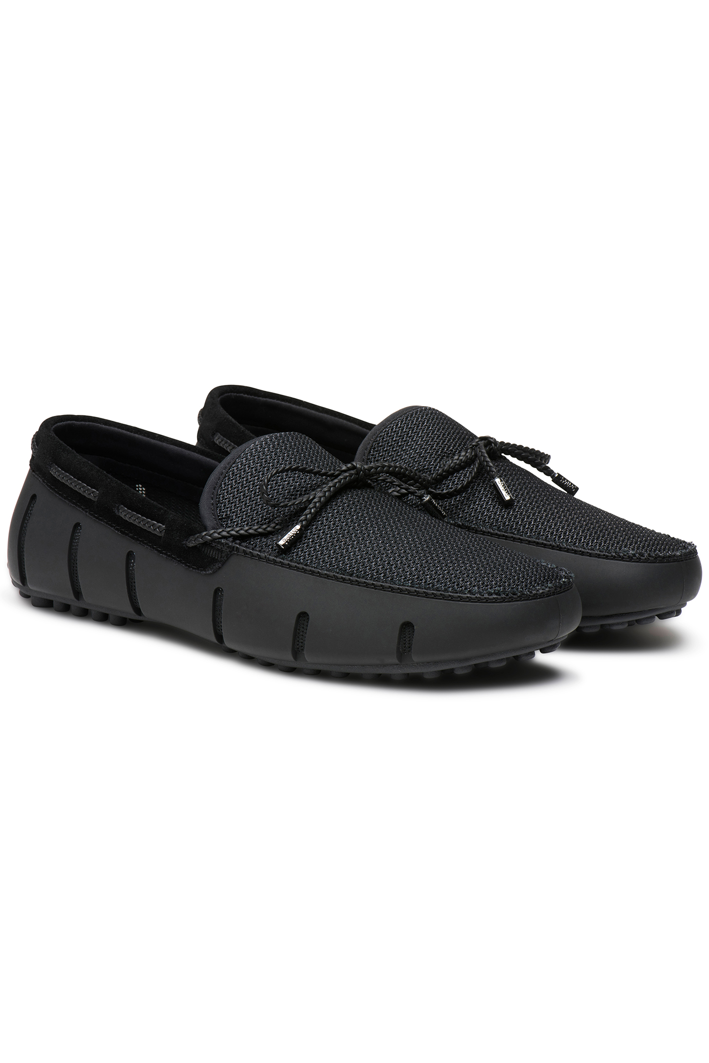 BRAIDED LACE LUX LOAFER DRIVER BLACK/GRAPHITE 2