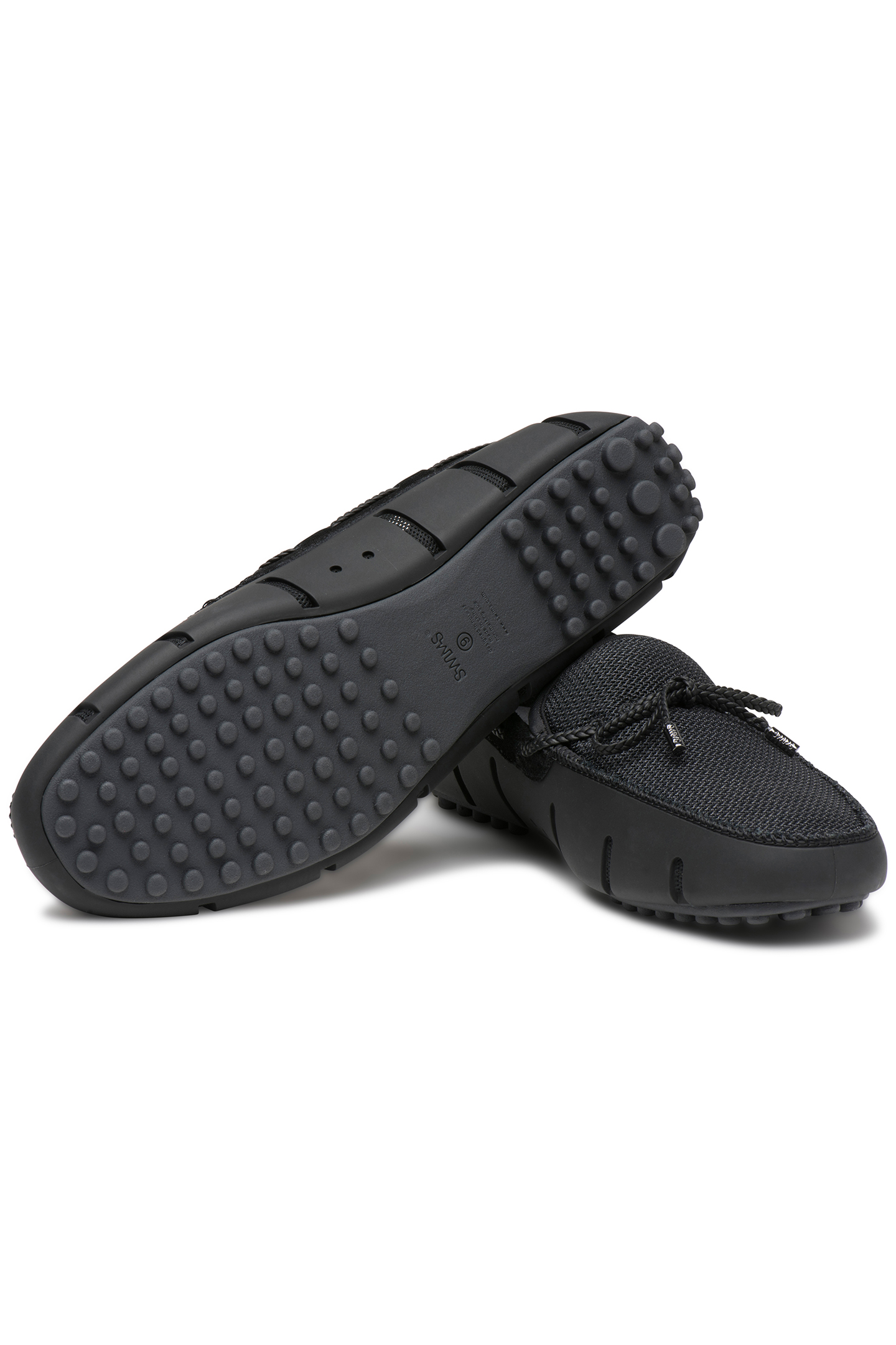 BRAIDED LACE LUX LOAFER DRIVER BLACK/GRAPHITE 3