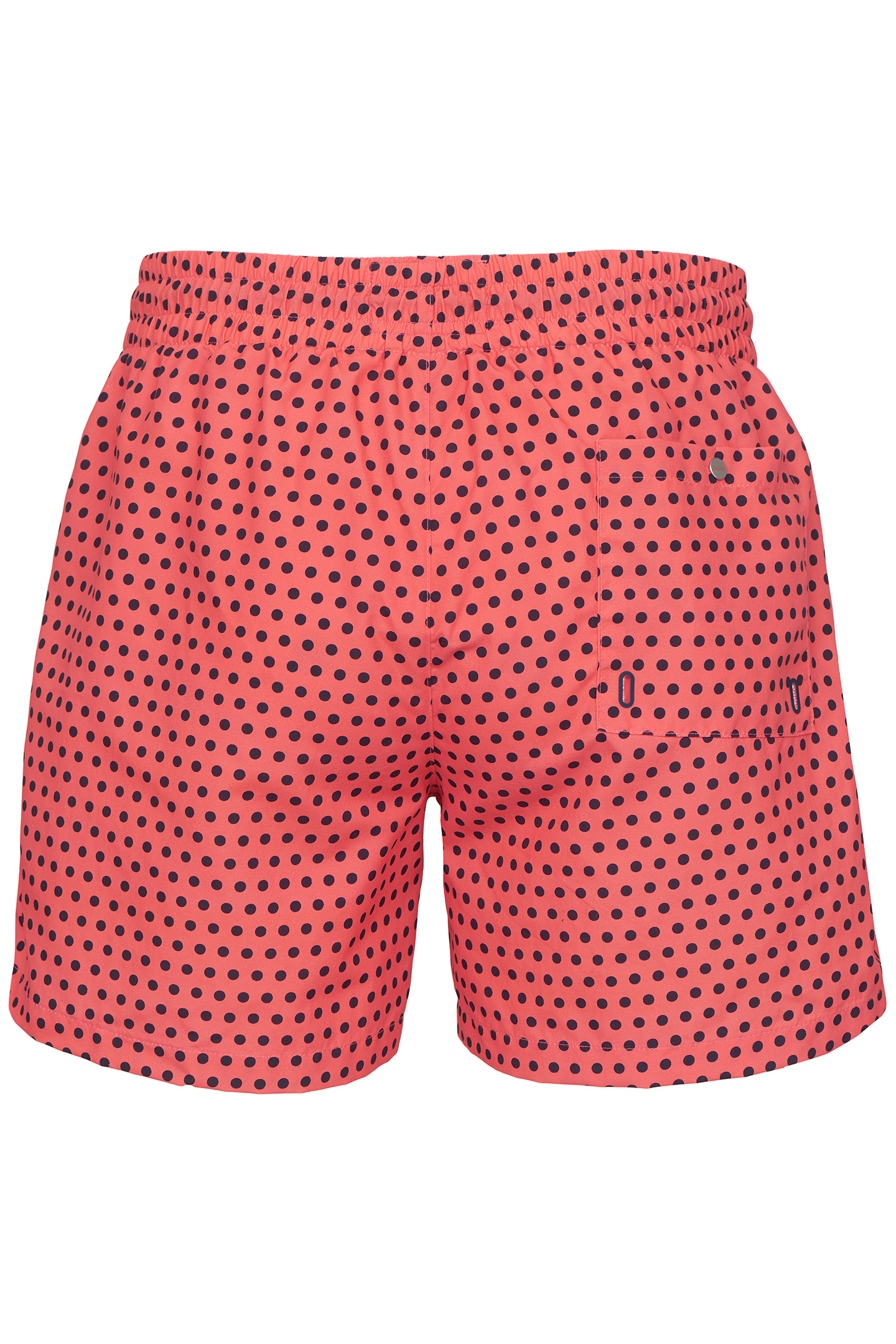 THE PRINTED SWIM SHORTS SUNSET SKY/NAVY DOTS 3