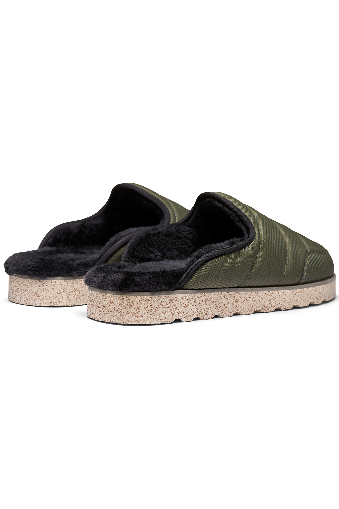 INDOOR SLIPPER OLIVE/BLACK 8