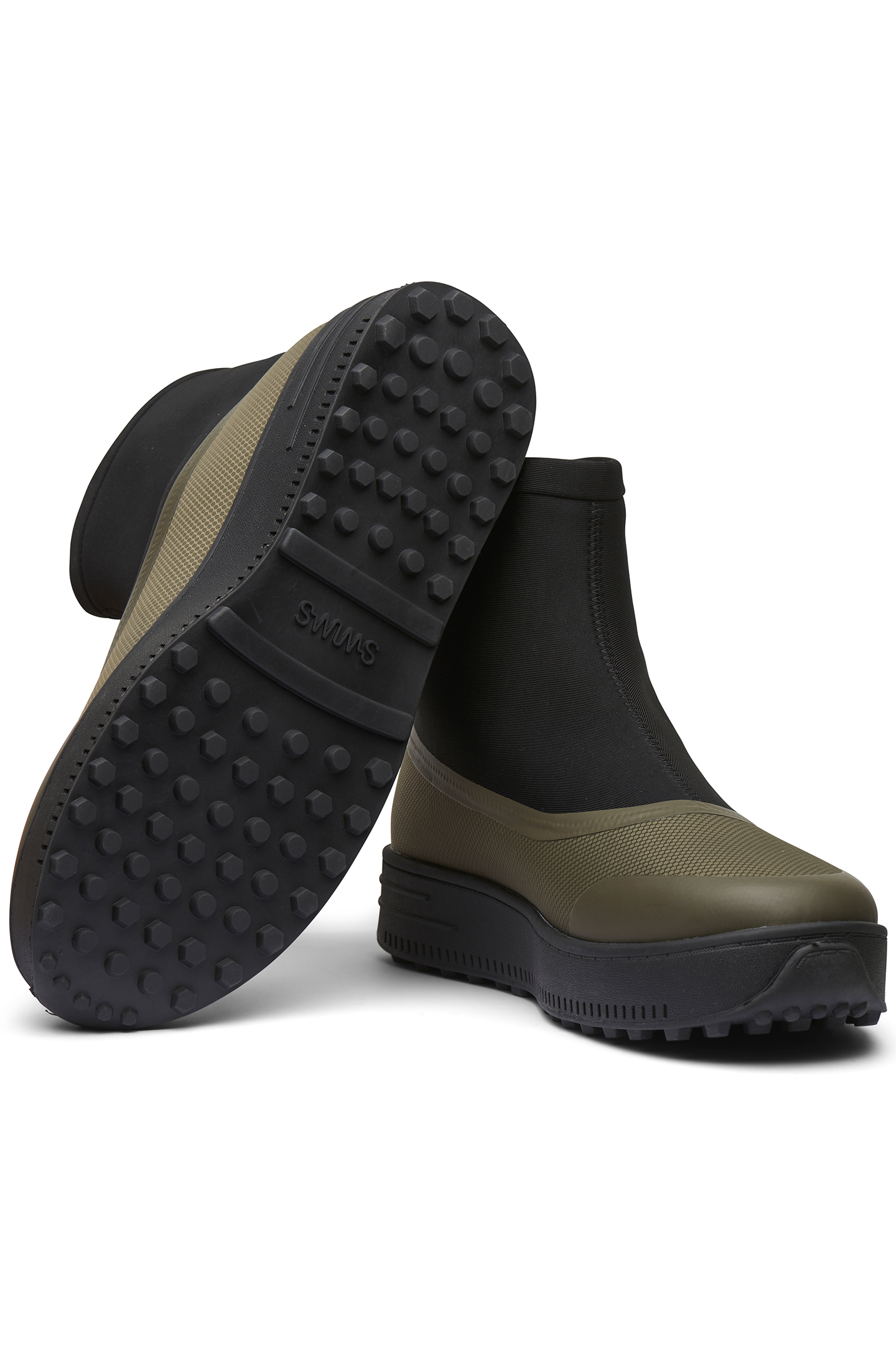 UNISEX SNOW RUNNER CURLING BOOT BLACK/OLIVE 7