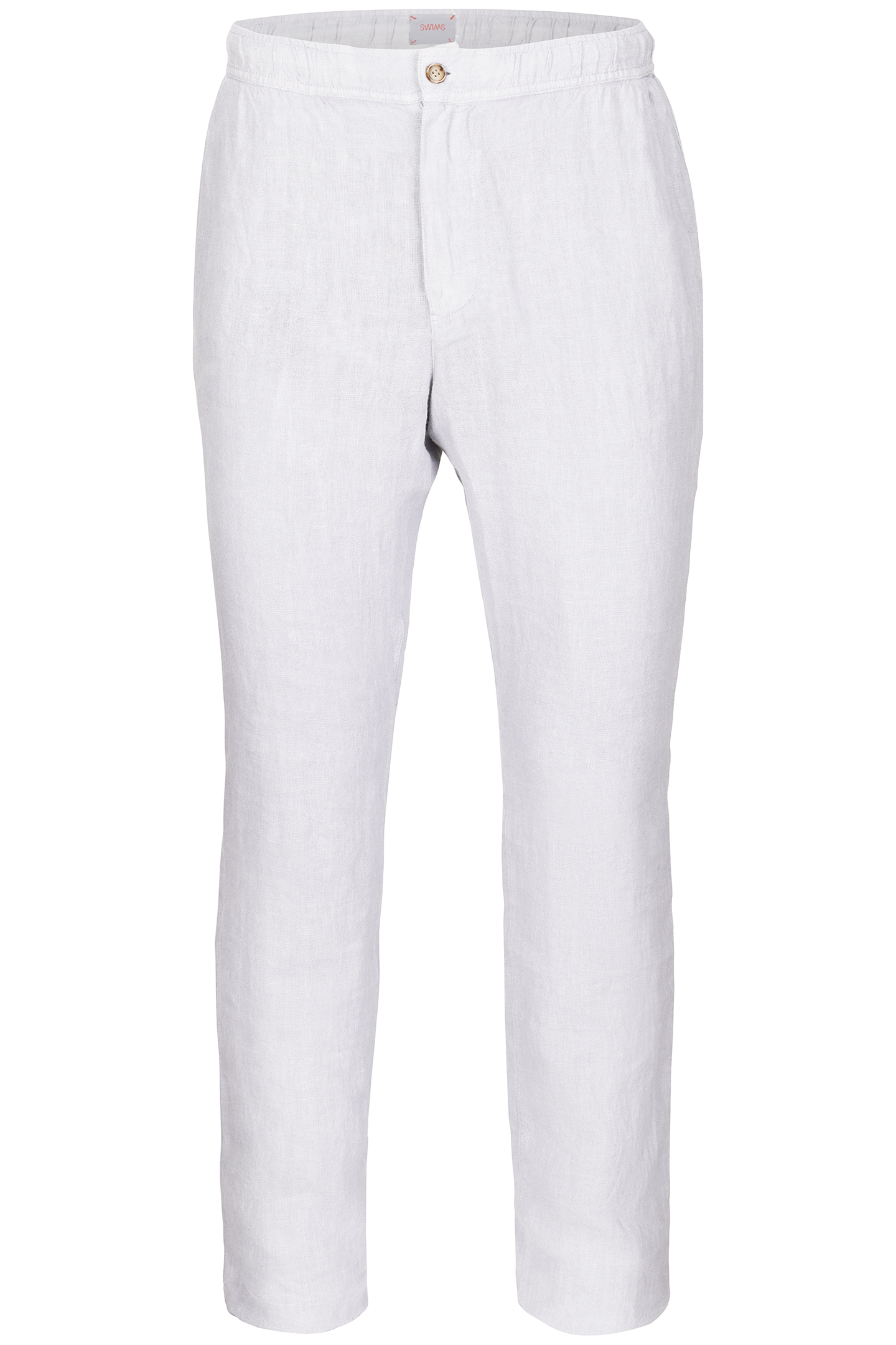 AMALFI SLIM LINEN PANT WHITE 1