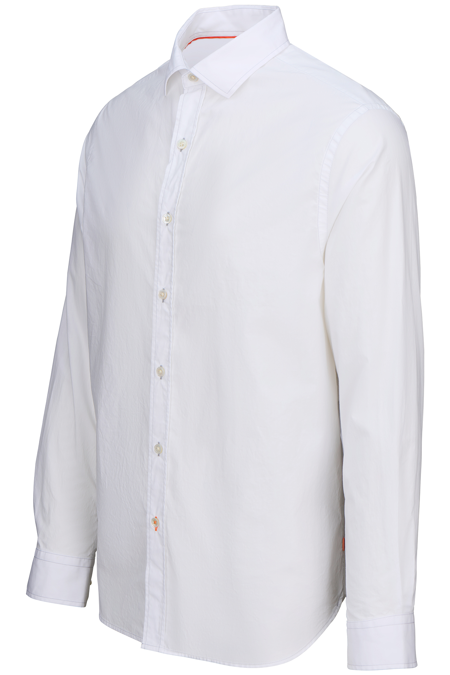 MALFA GARMENT DYE SHIRT WHITE 3