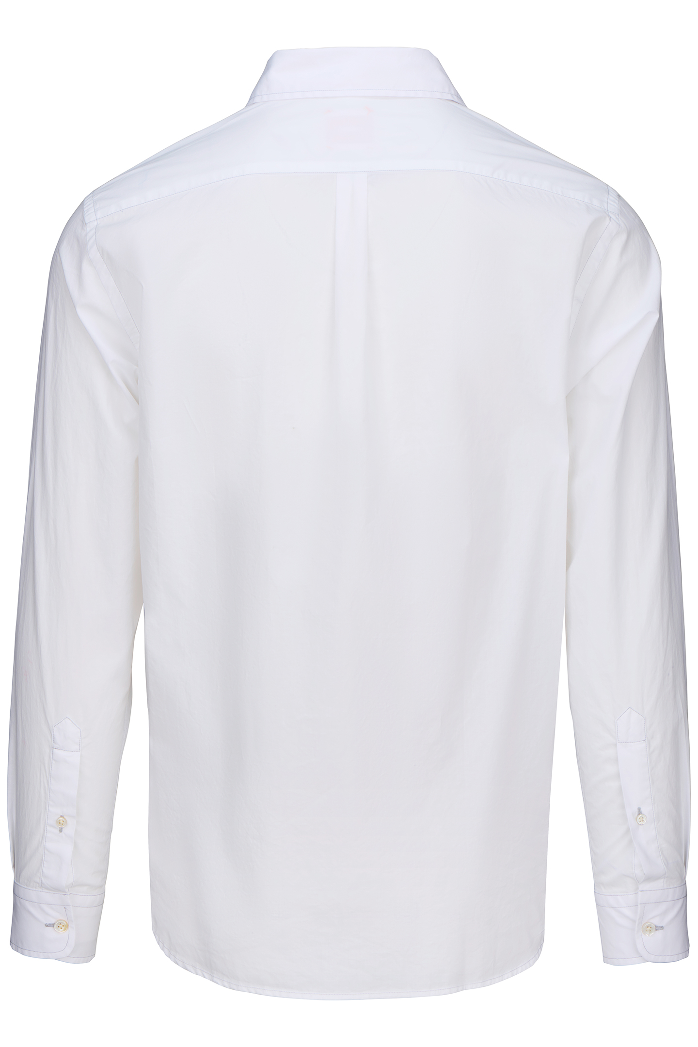 MALFA GARMENT DYE SHIRT WHITE 2