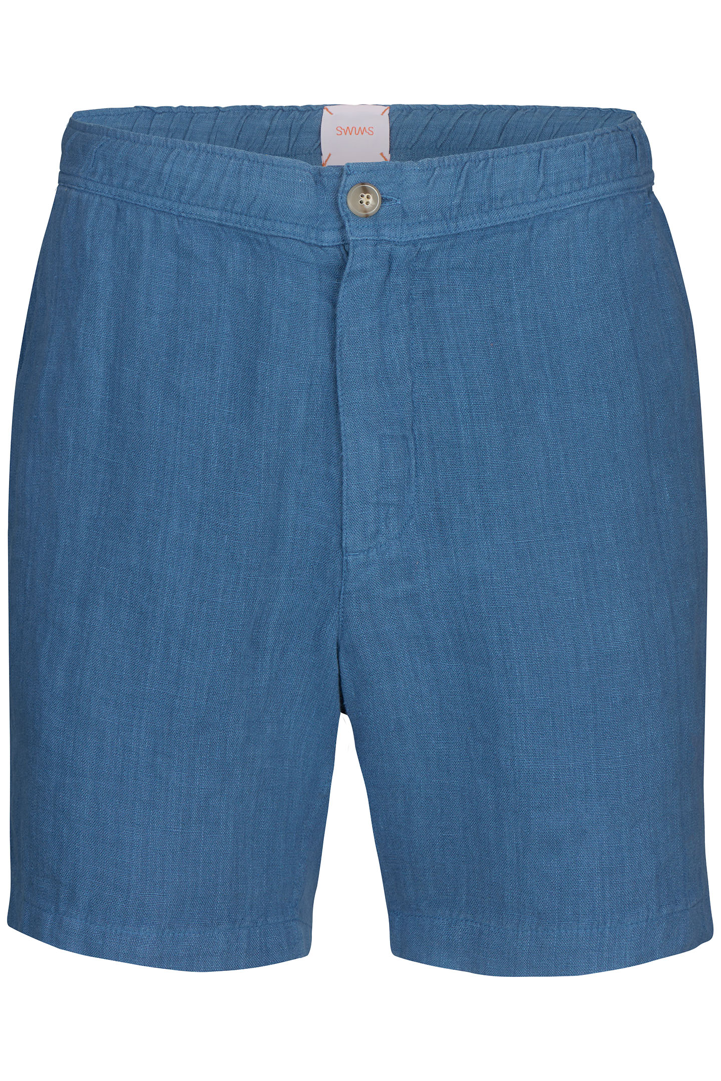 AMALFI LINEN SHORT SLATE BLUE 1