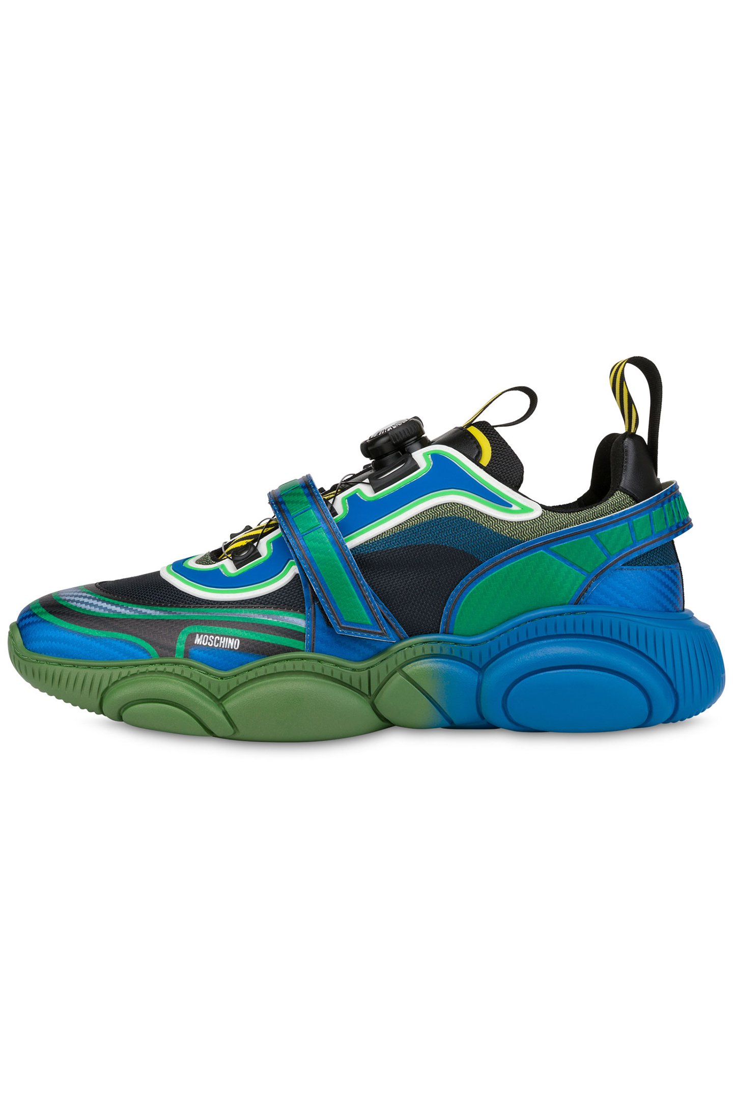 SNEAKERD.ORSO35 TEDDYSPIN NAVYVERDE by Moschino
