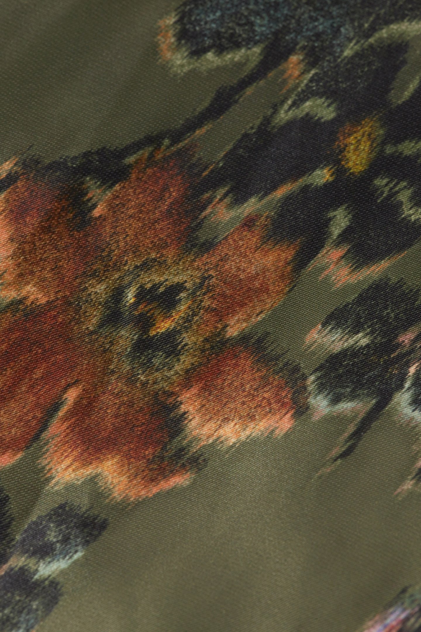 REVERSIBLE VERTICAL QUILT BOMBER WASHED MILITARY 9