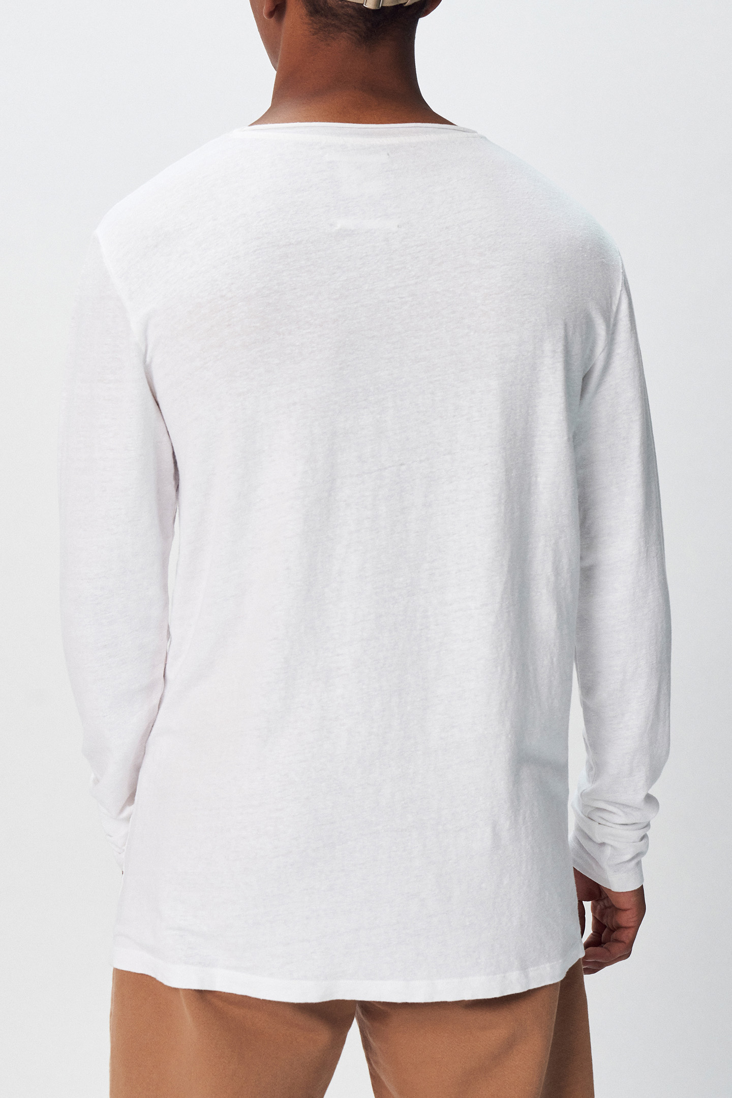 DELTA LINEN TEE WHITE 2