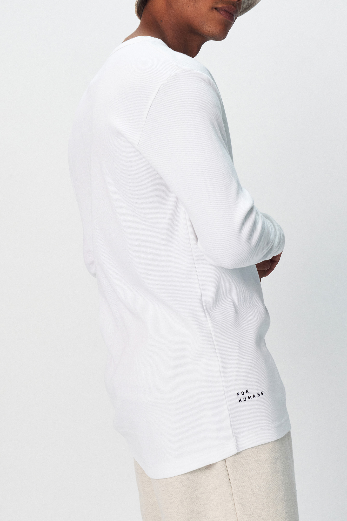 ALEX RIB JERSEY TEE WHITE 5