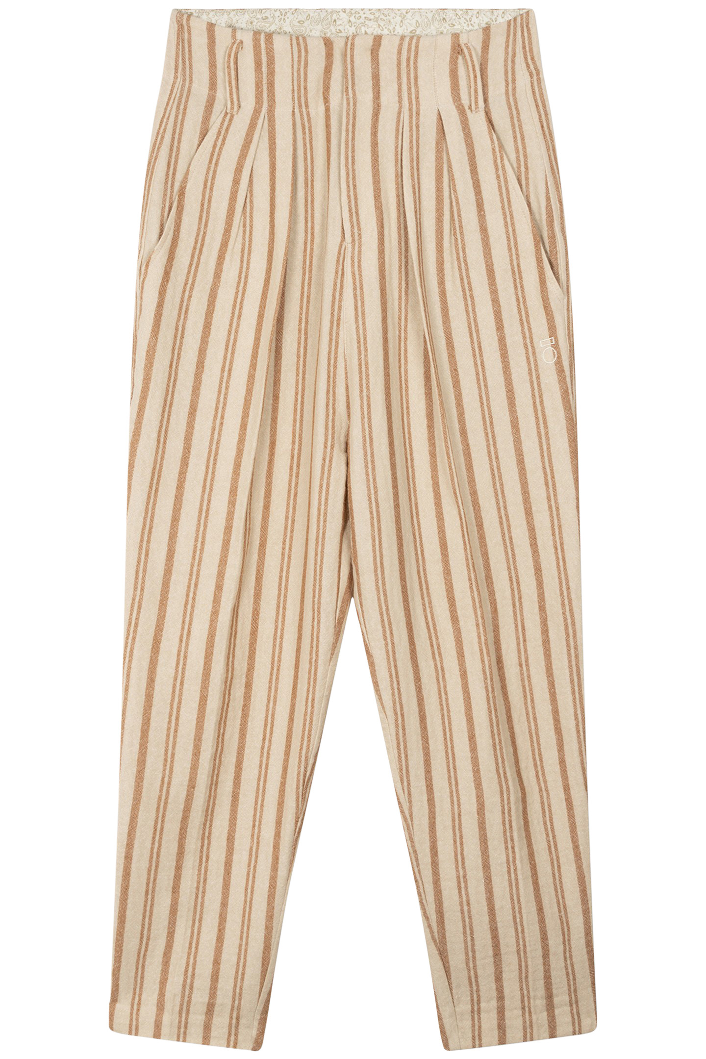 PANTS COTTON STRIPES ECRU 4