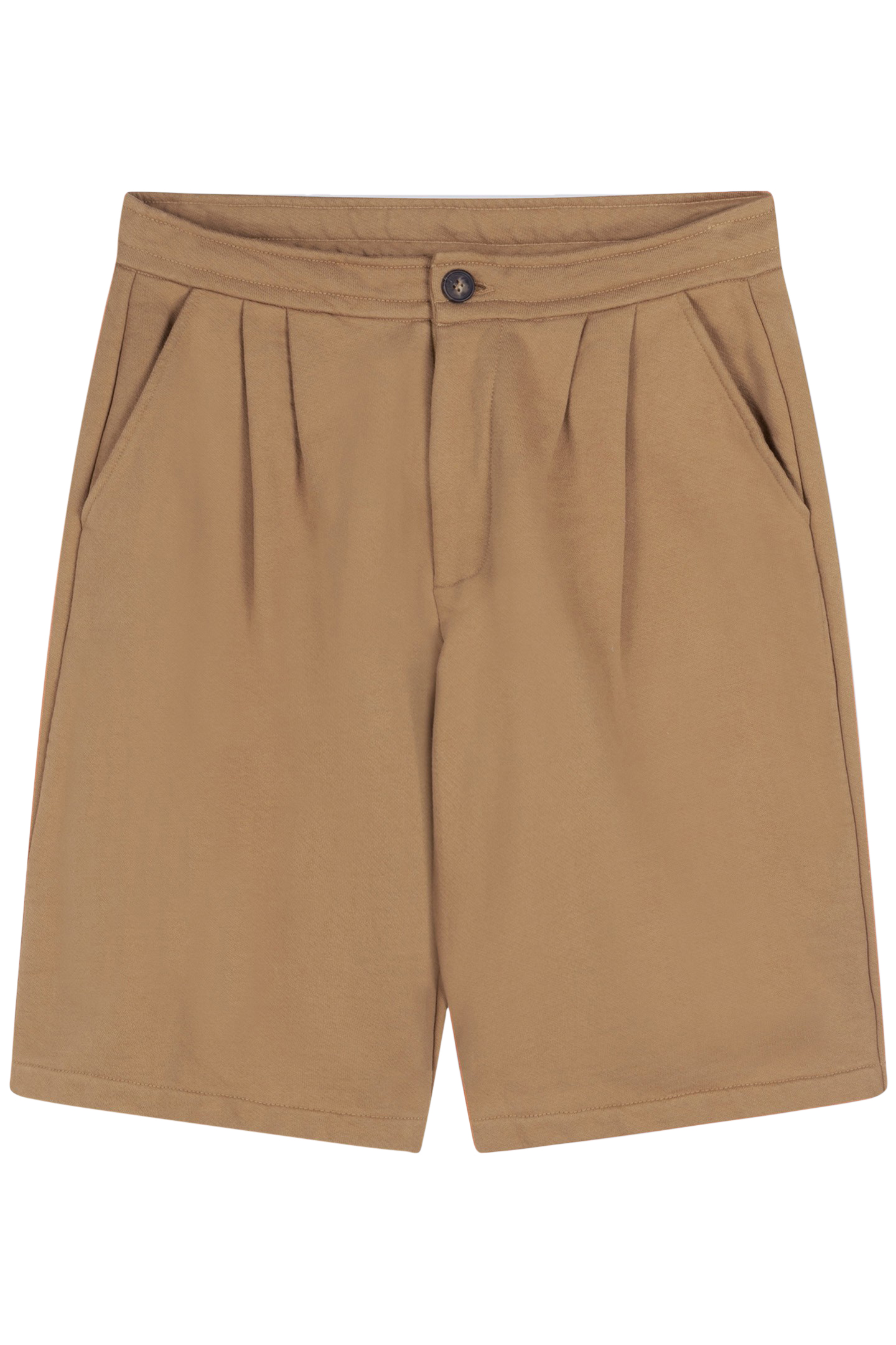 ROBIN FLEECE SHORTS CAMEL 3