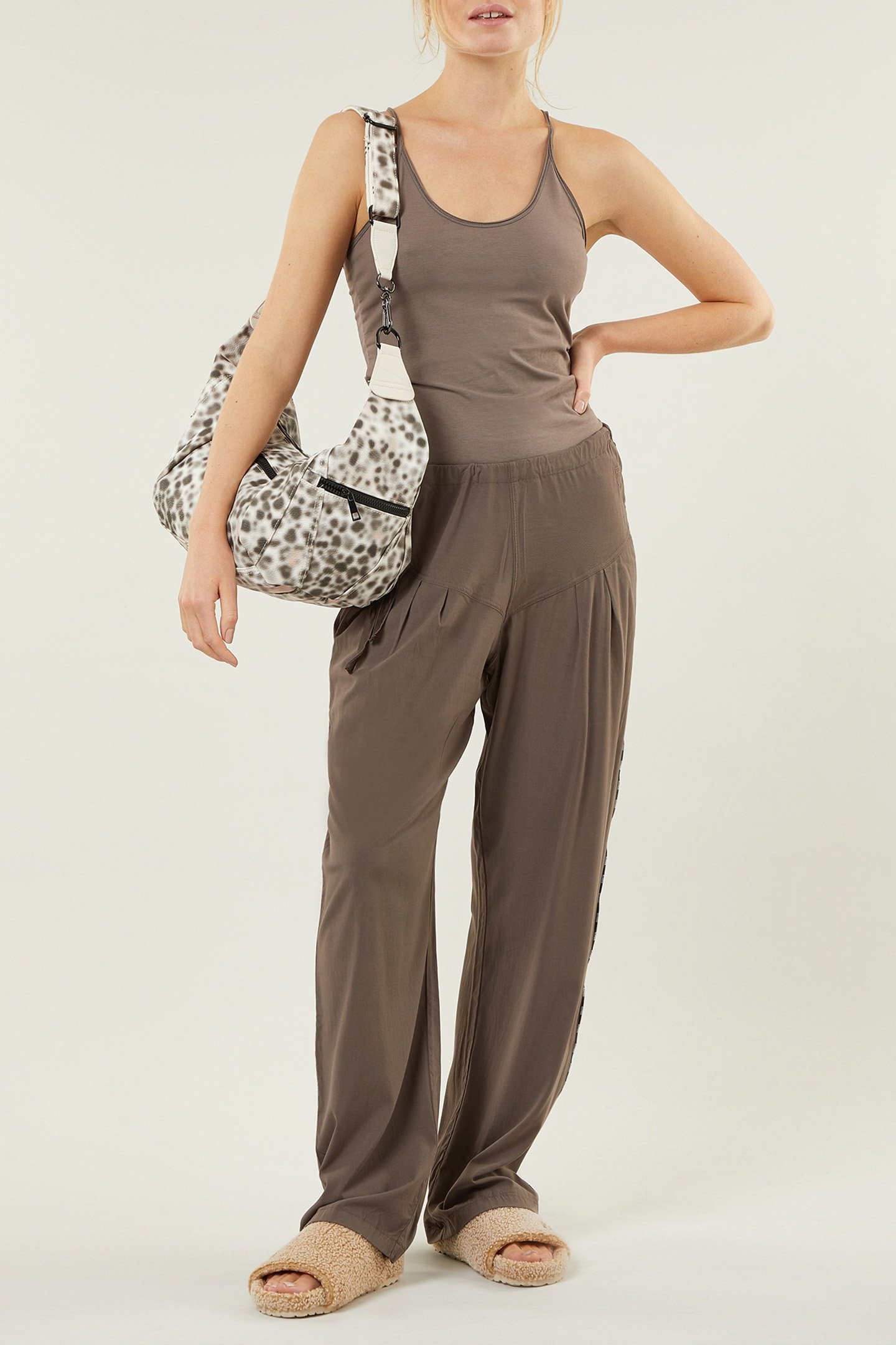 FLOWY PANTS VISCOSE ROCK 2