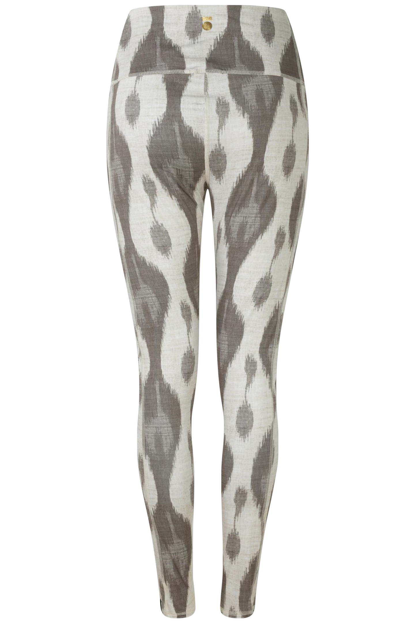 YOGA LEGGINGS IKAT ECRU 5
