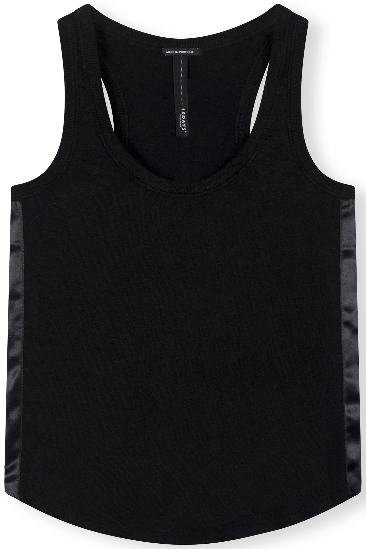 TANK TOP LINEN BLACK 1