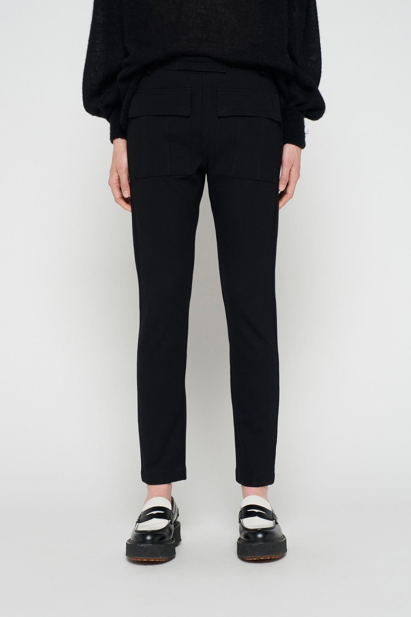 FITTED PUNTO PANTS BLACK 1