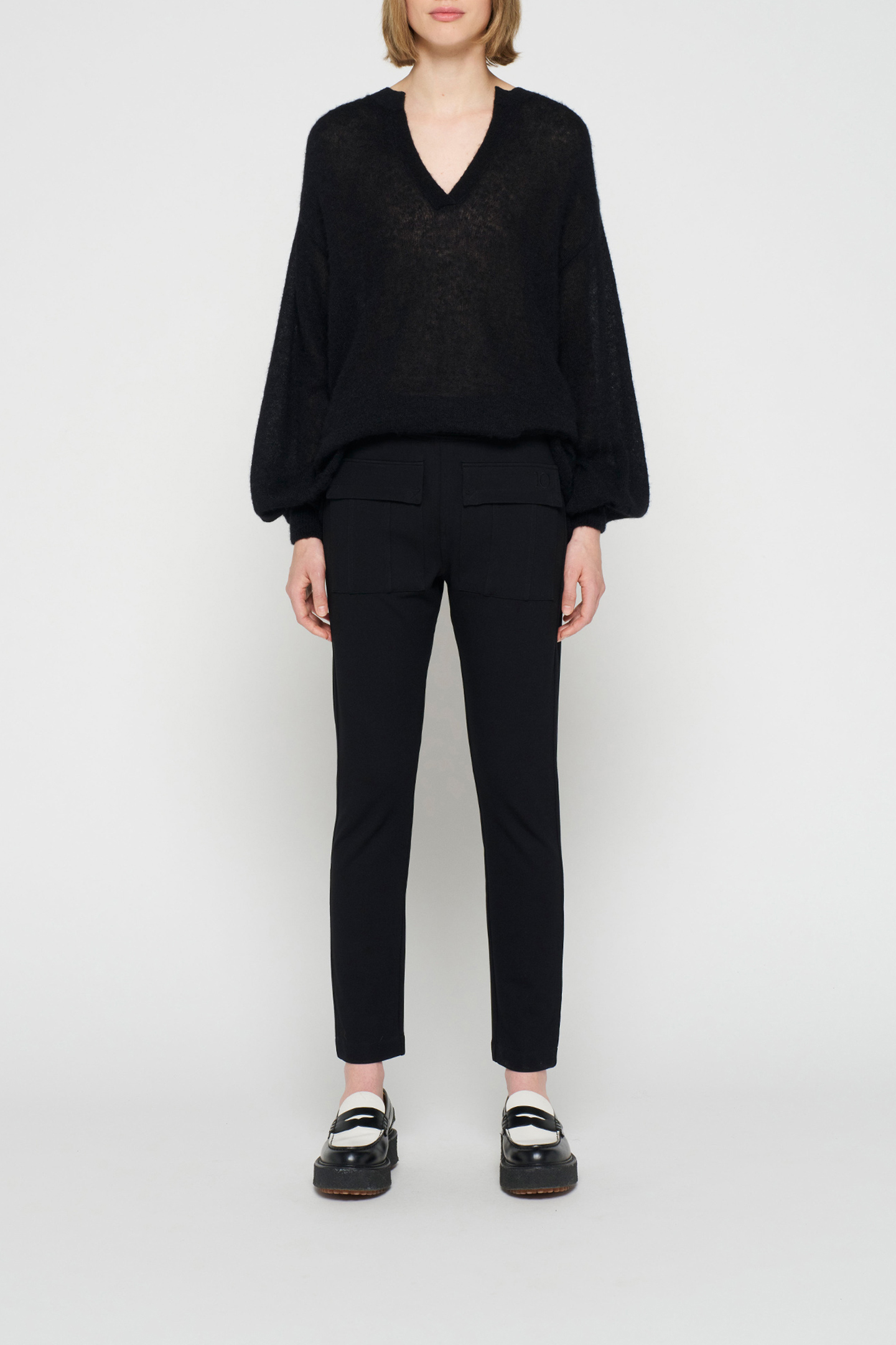 FITTED PUNTO PANTS BLACK 2