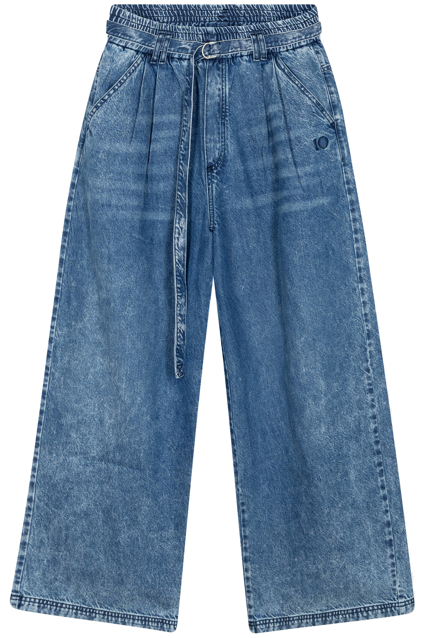 FLOWY DENIM PANTS BLUE DENIM 3