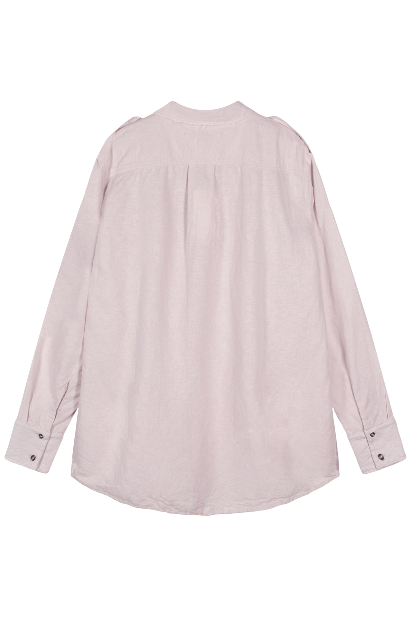 WASHED LINEN SHIRT PALE LILAC 5