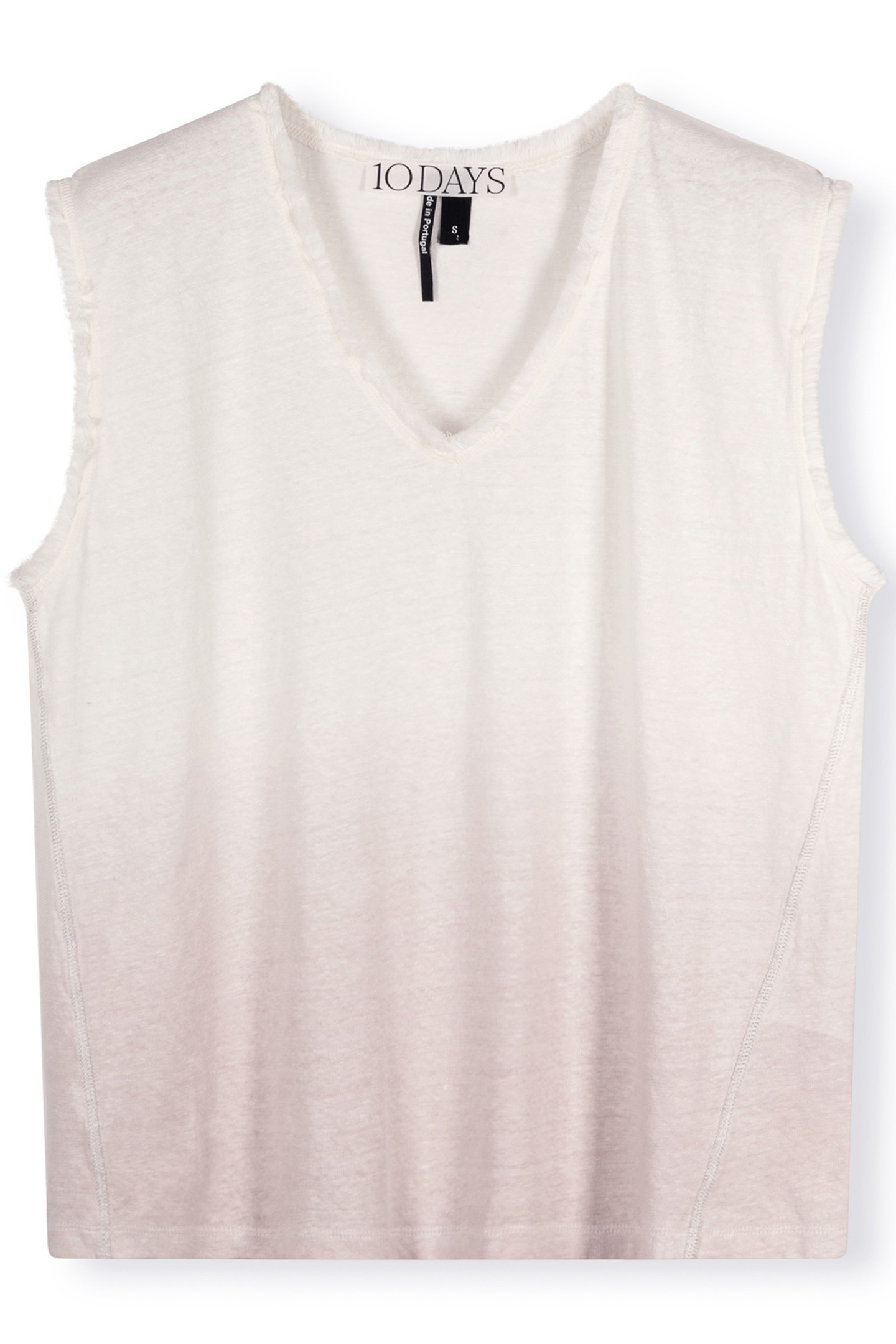 LINEN SINGLET DIP DYE PALE LILAC 4