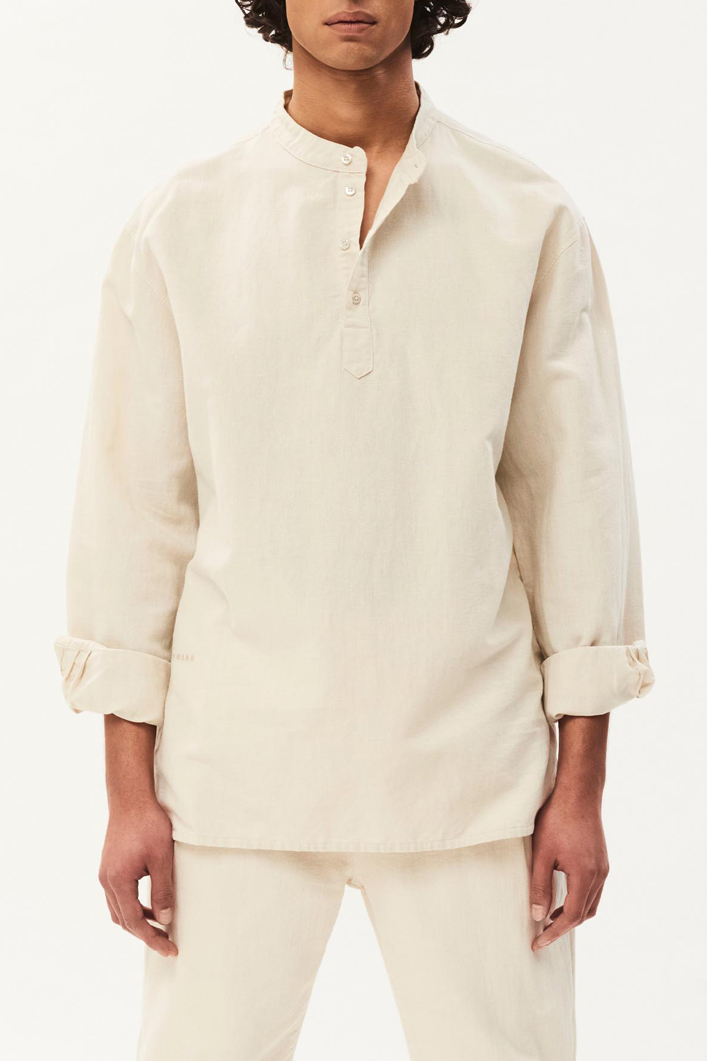 KICK HENLEY SHIRT OAT by 10DAYS