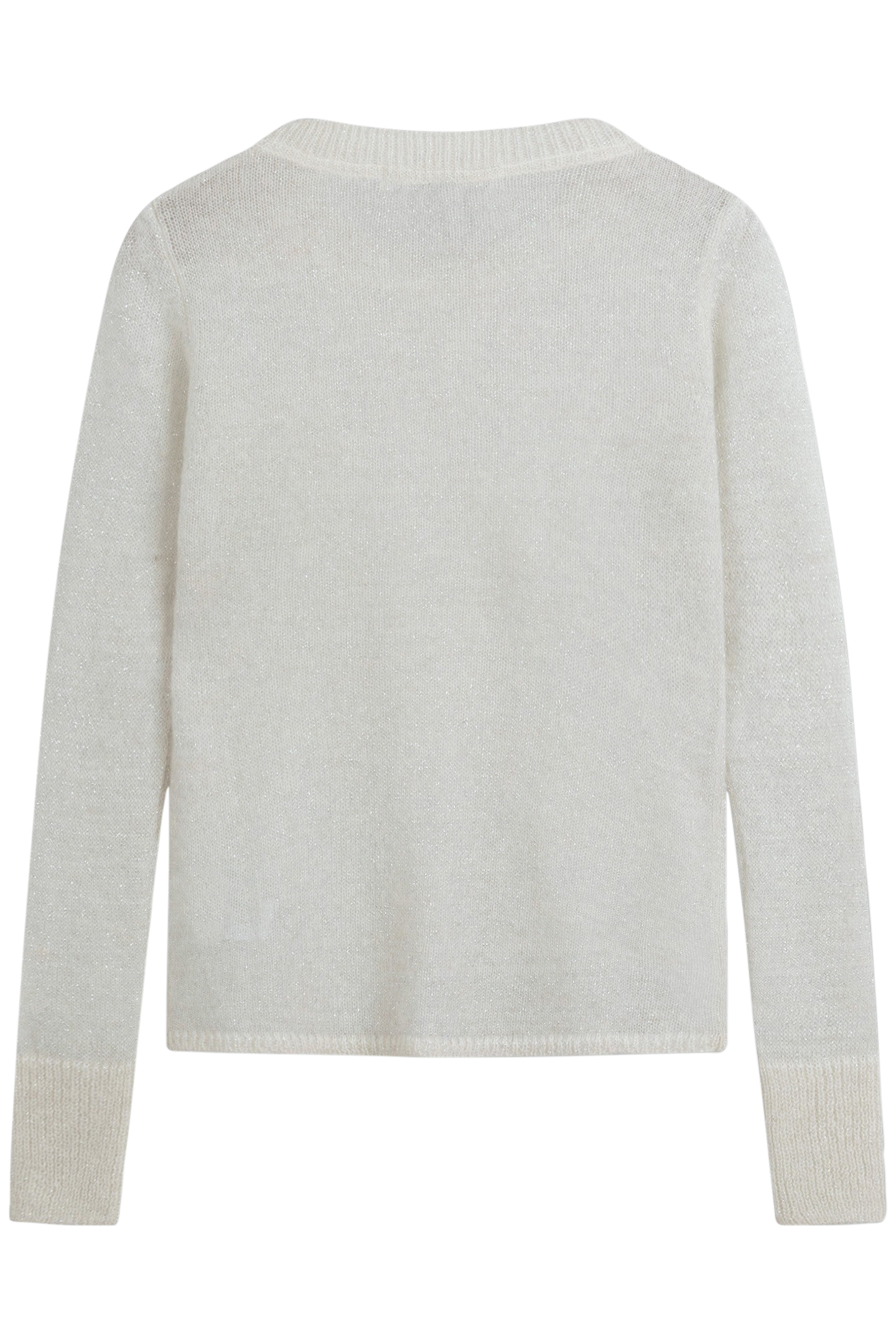 LONGSLEEVE TOP KNIT SPARKLE ECRU 5