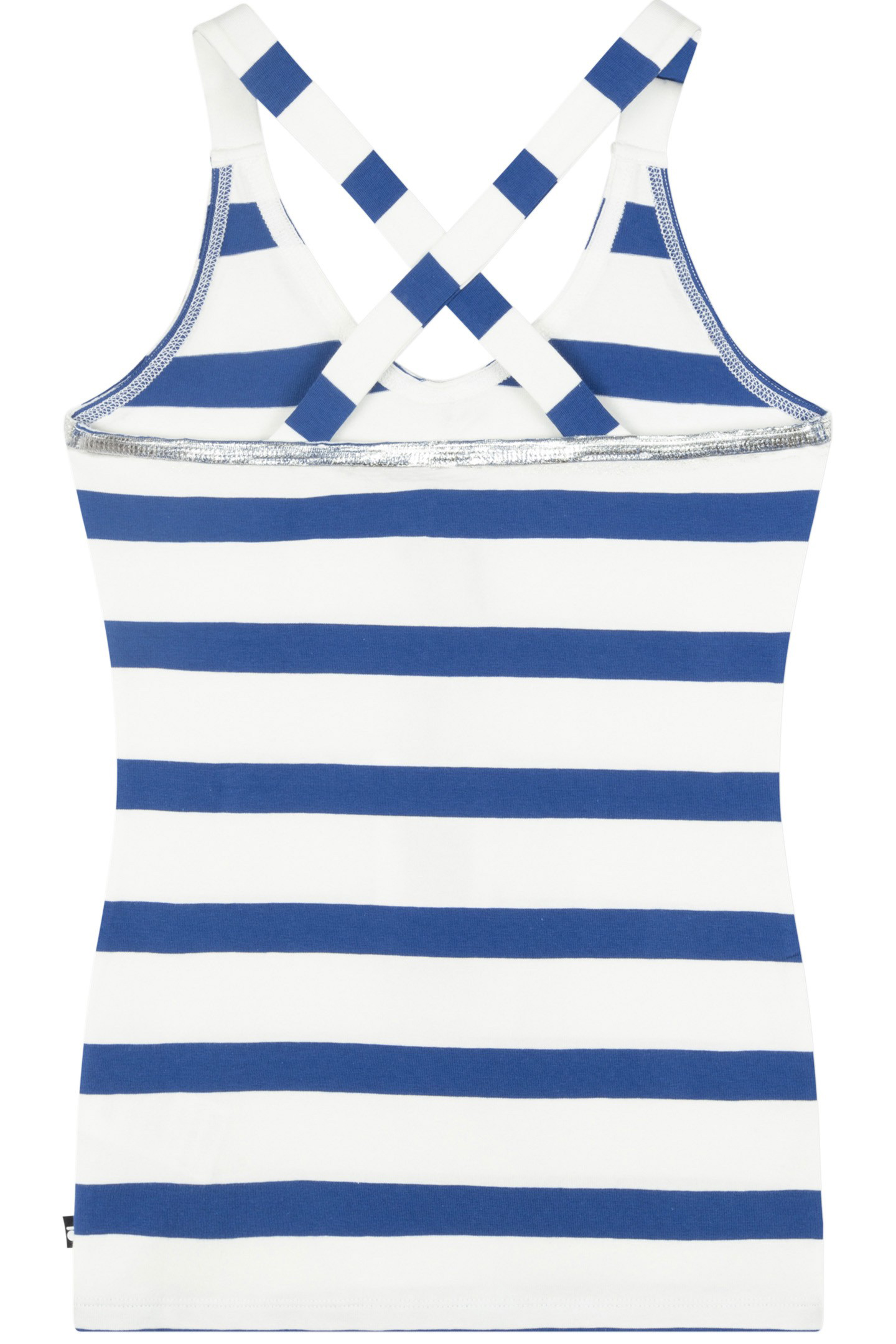 WRAPPER STRIPES FOIL ECRU/ELECTRIC BLUE 5