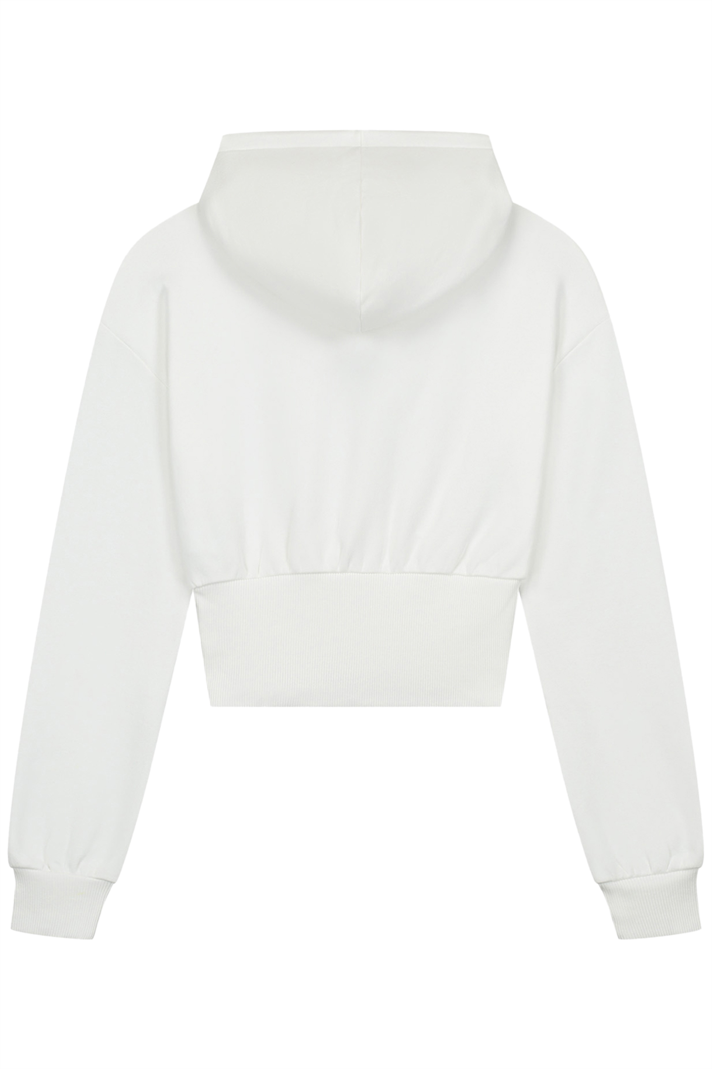 RIB HOODIE OFF WHITE/LAVENDER BLUE 2