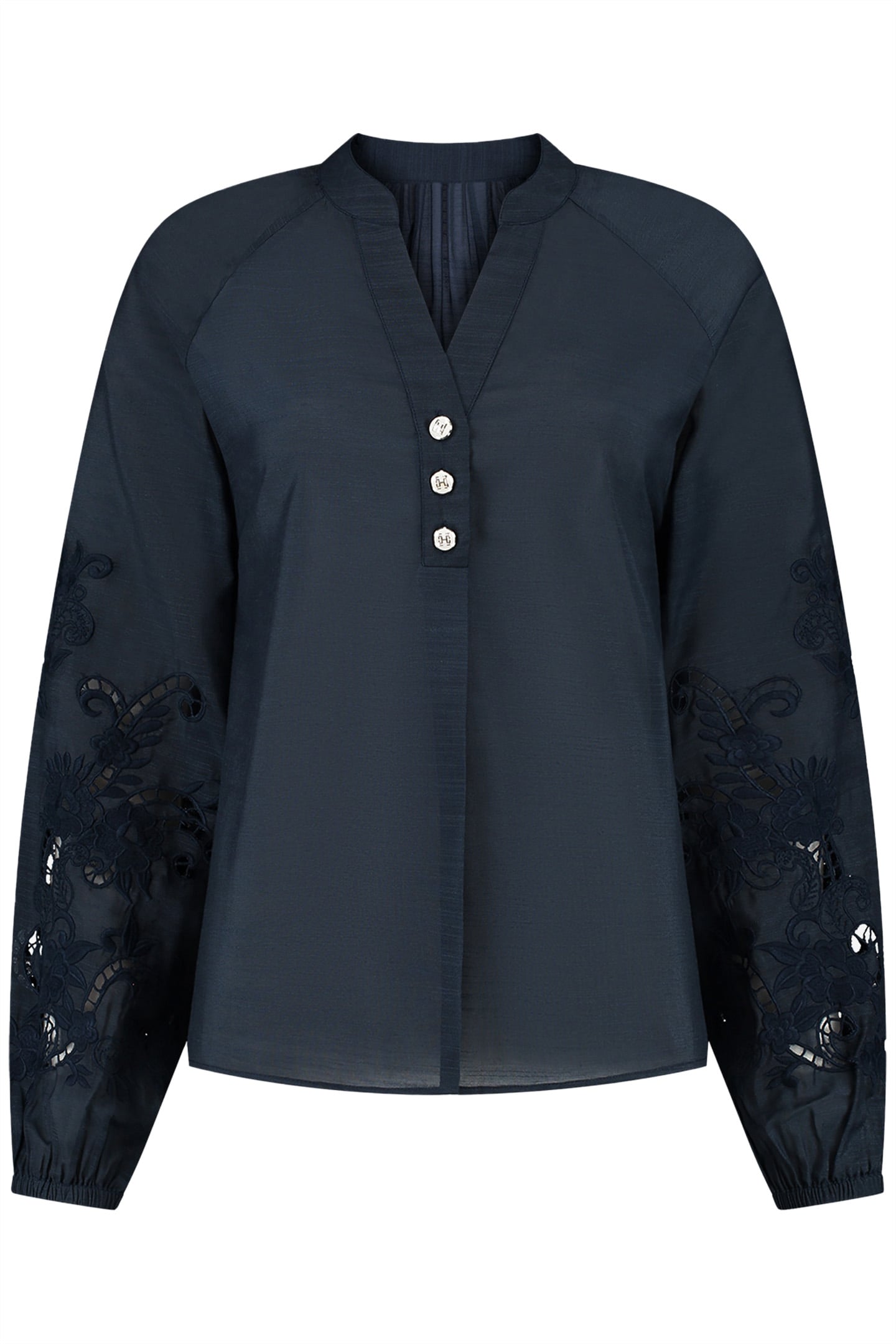 CHANNE BLOUSE NAVY NIGHT 1