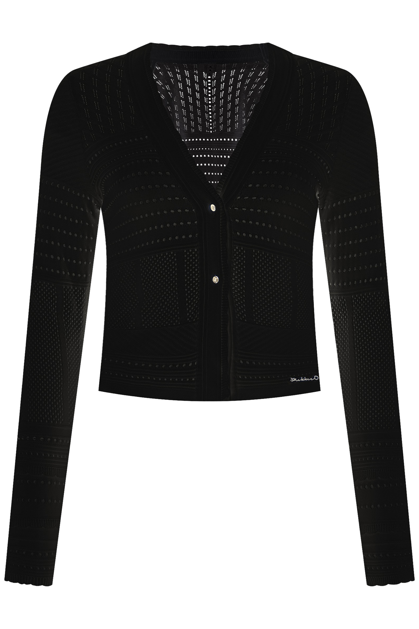 DELVINE CARDIGAN BLACK 1