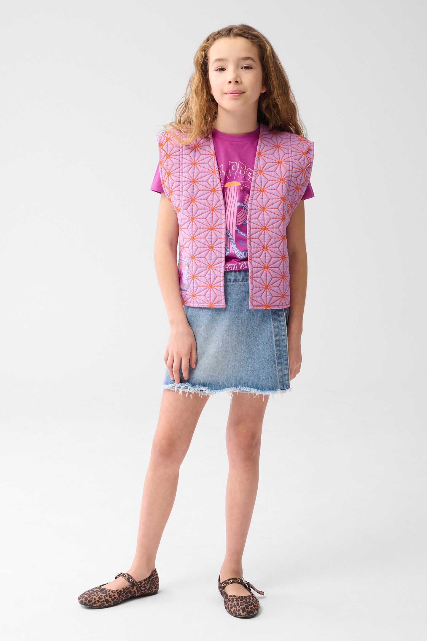 GAA-SBSTITCHED GILET LIGHTPURPLE 2