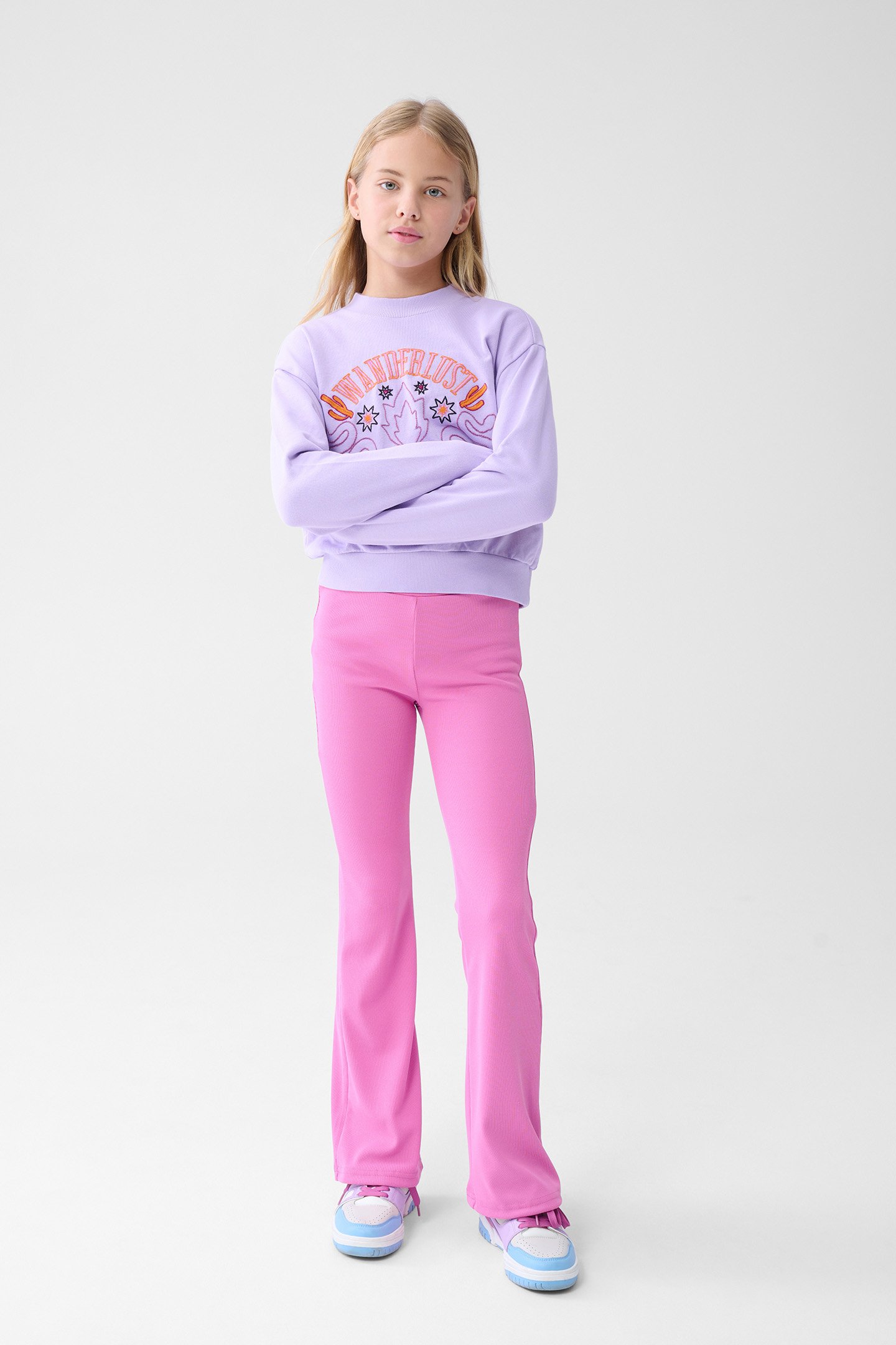 GAA-SBSOLID FLAIR PINK by Shoeby