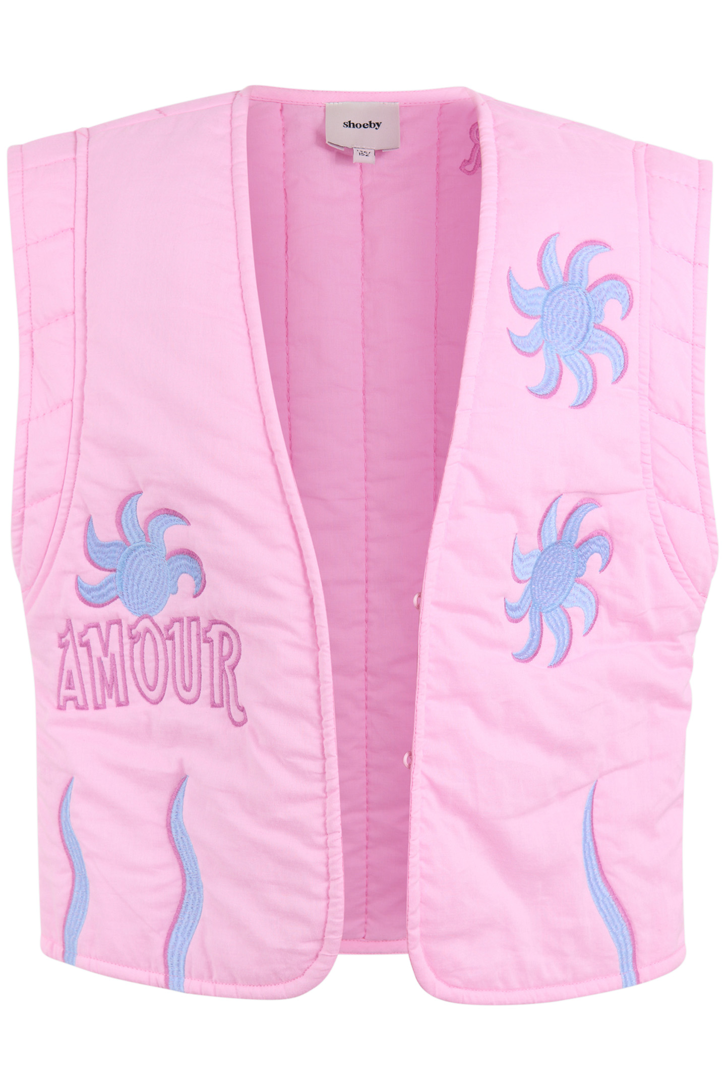 GAA-SBSLEEVELESS SUN GILET LIGHTPINK by Shoeby