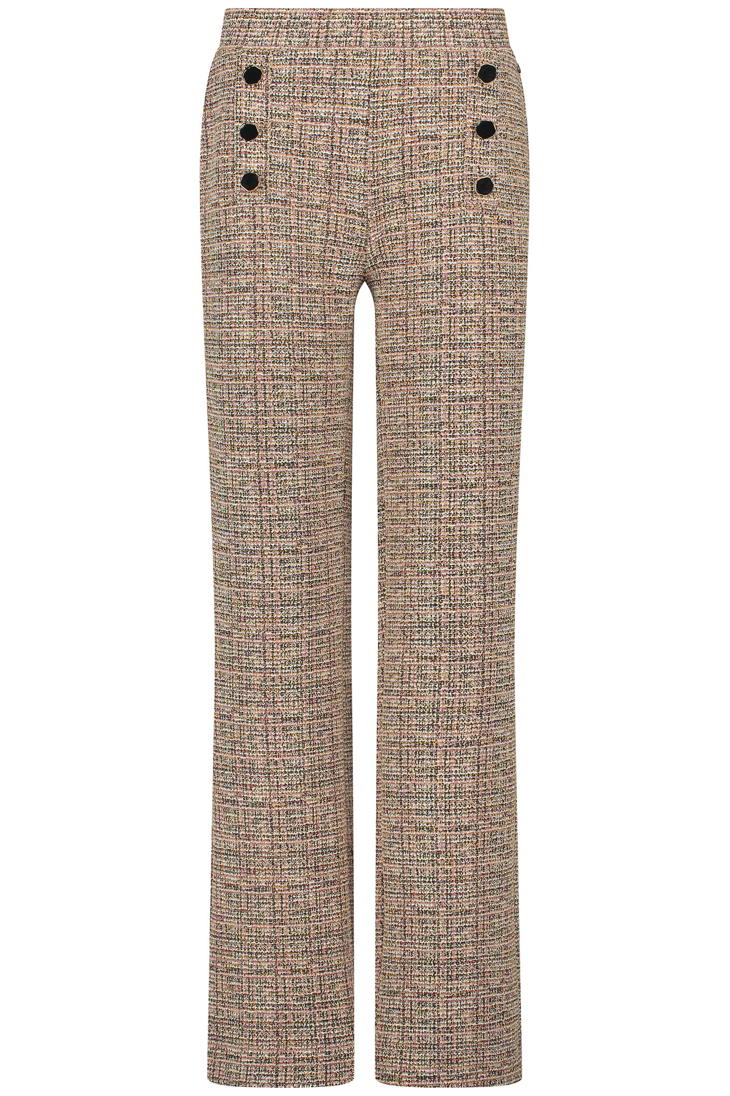 TROUSERS STRETCH TWEED MULTI COLOUR 1