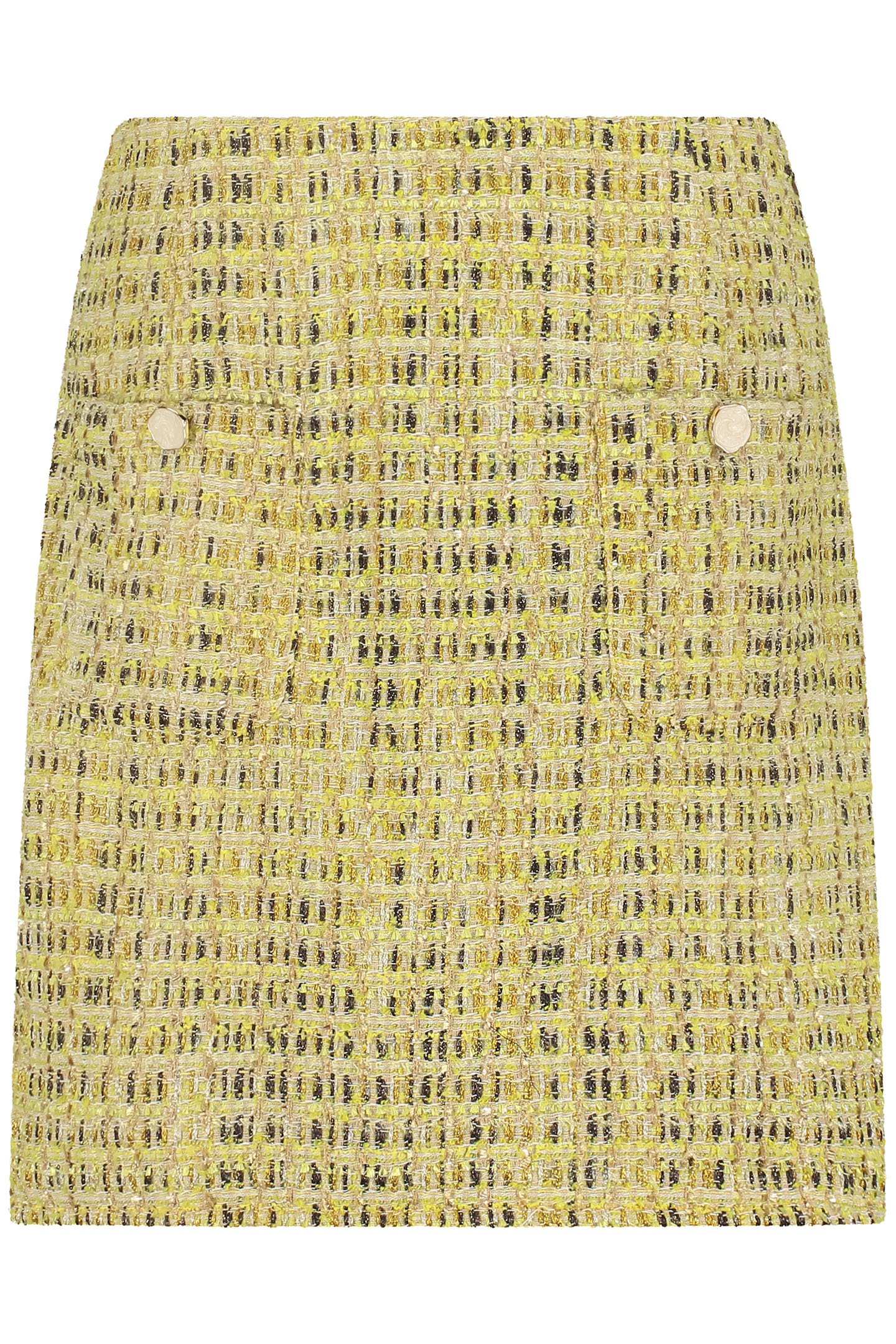 SKIRT FANCY TWEED GOLD YELLOW by Tramontana