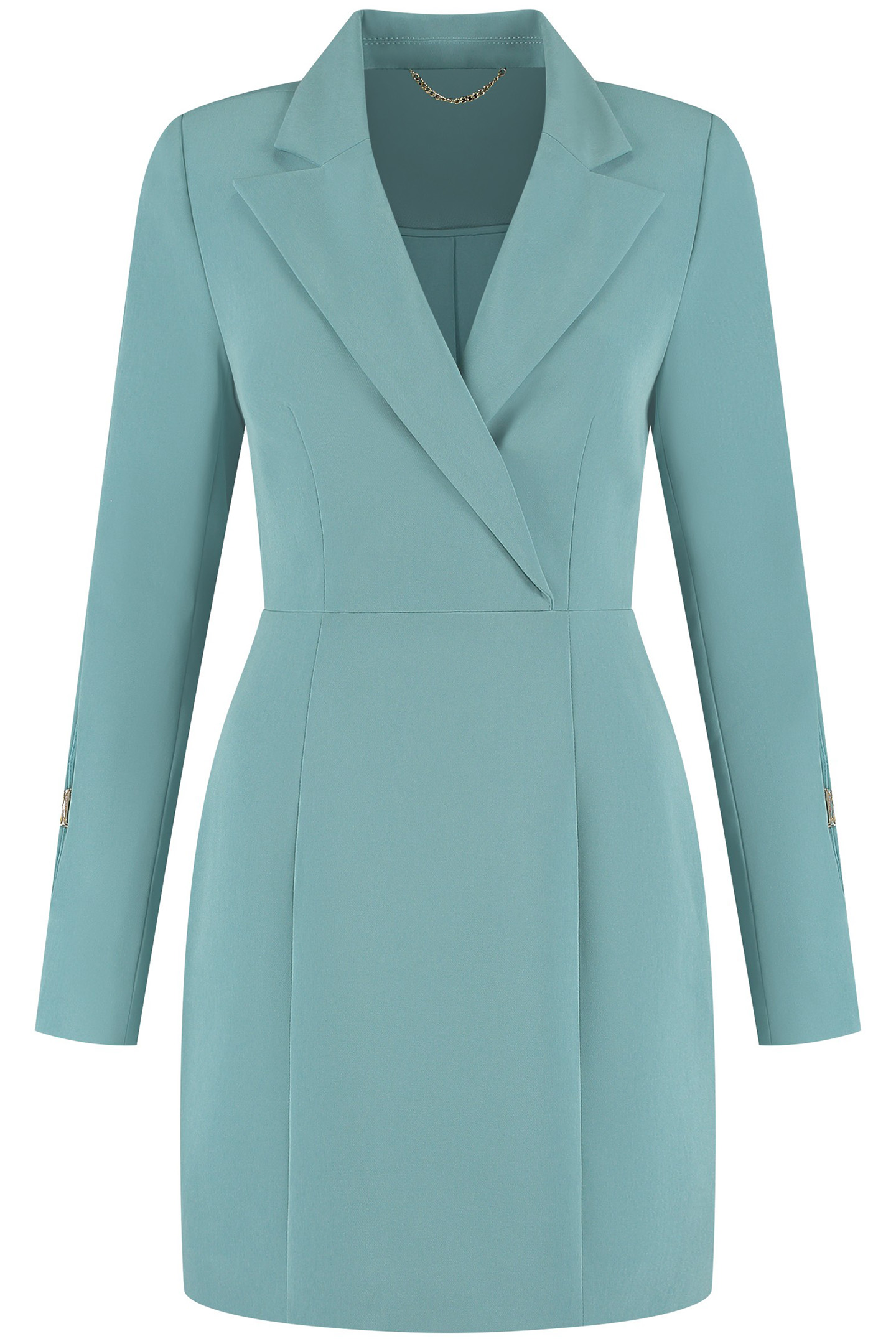 ZORA BLAZERDRESS DEEP OCEAN GREEN 1