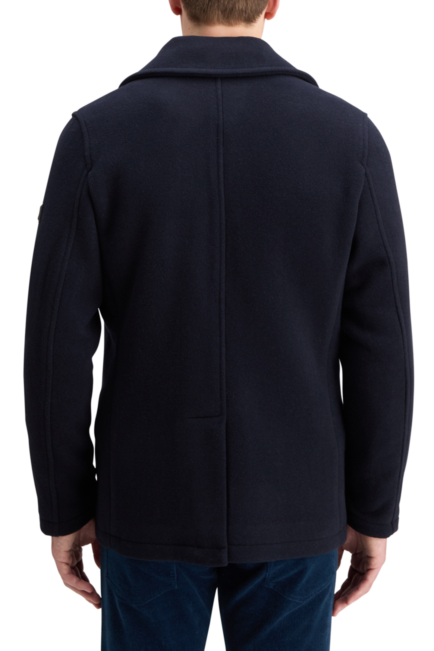 WOOL BLEND PEACOAT NIGHT 2