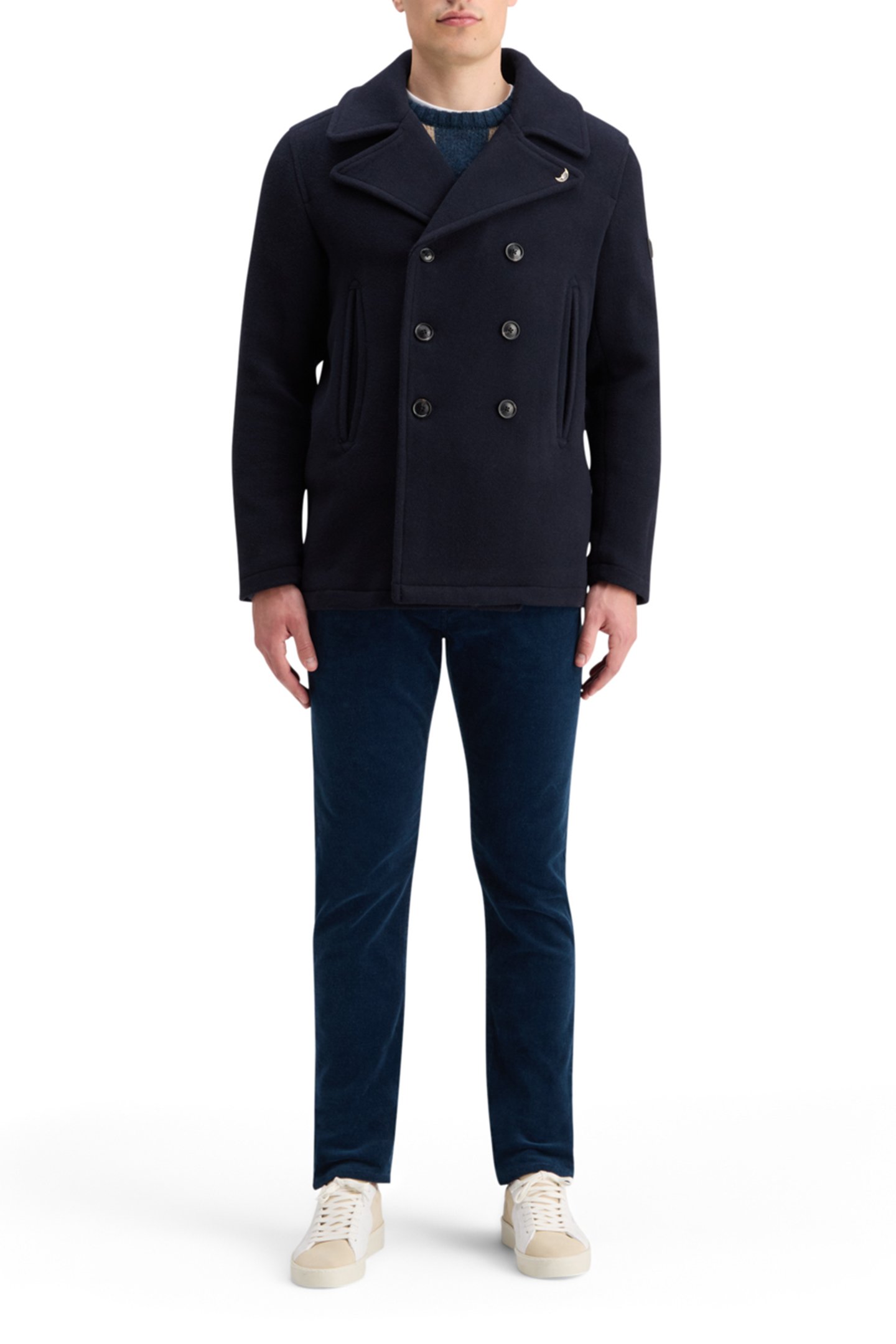 WOOL BLEND PEACOAT NIGHT 3