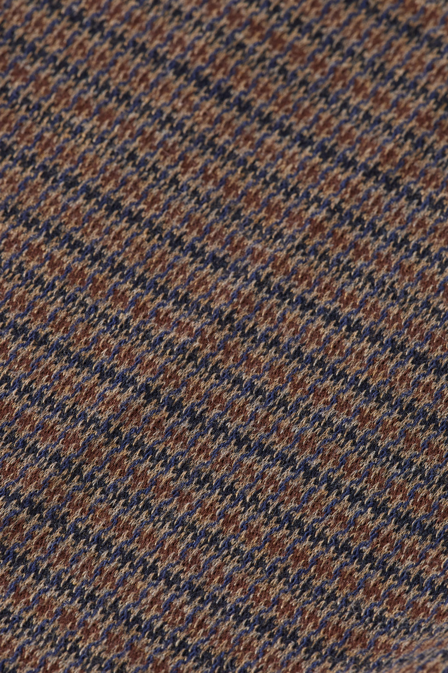 MOTT - KNITTED SLIM FIT CHINO NIGHT BROWN MINI CHECK 9