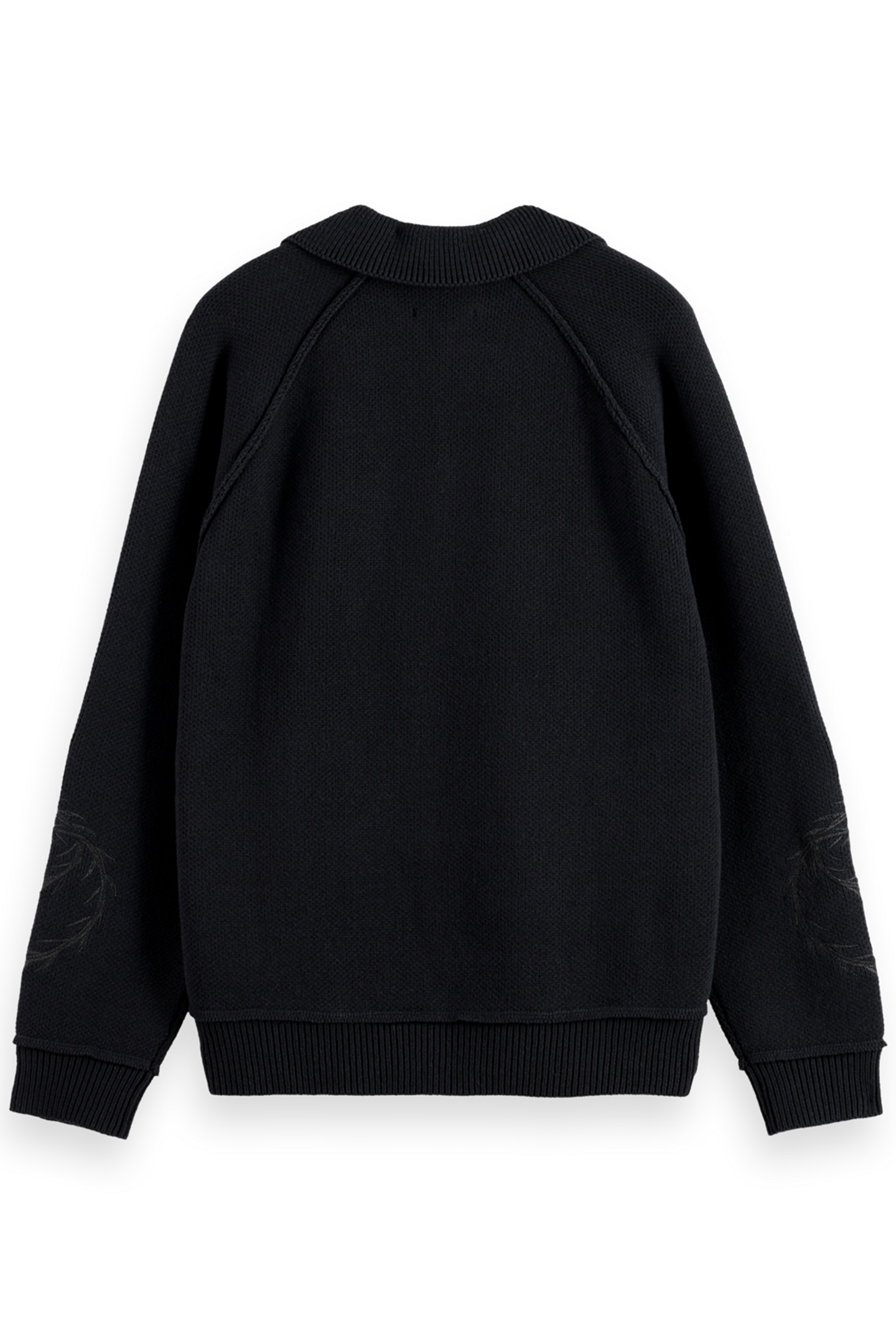 POLO LONG SLEEVES DROPPED SHOULDER SWEATER BLACK 5