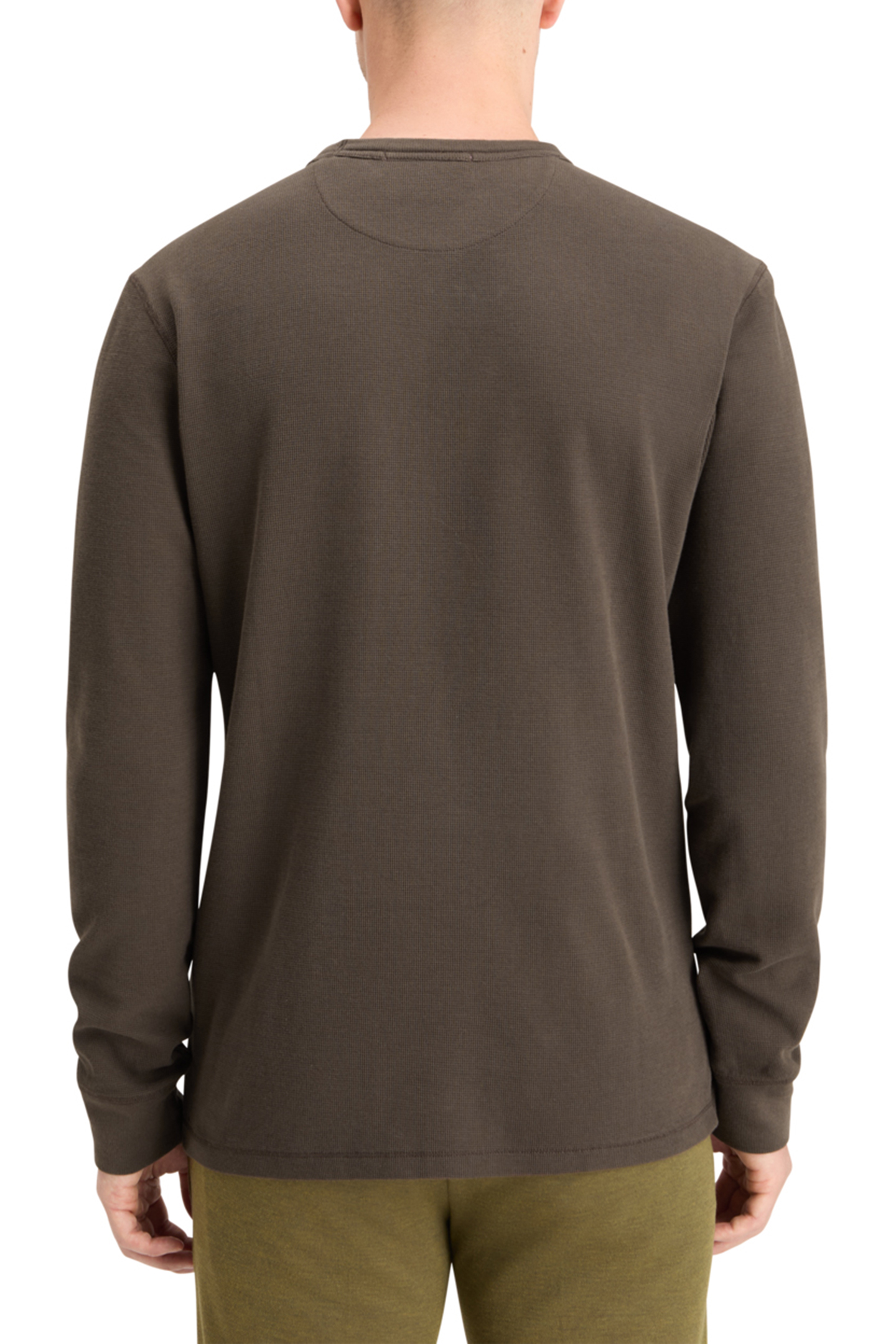 WAFFLE T-SHIRT LS COFFEE 2