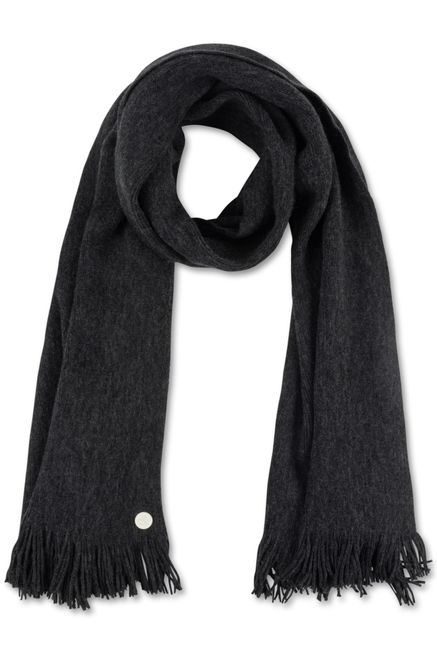 UNISEX S&S OVERSIZED SCARF DARK GREY 1