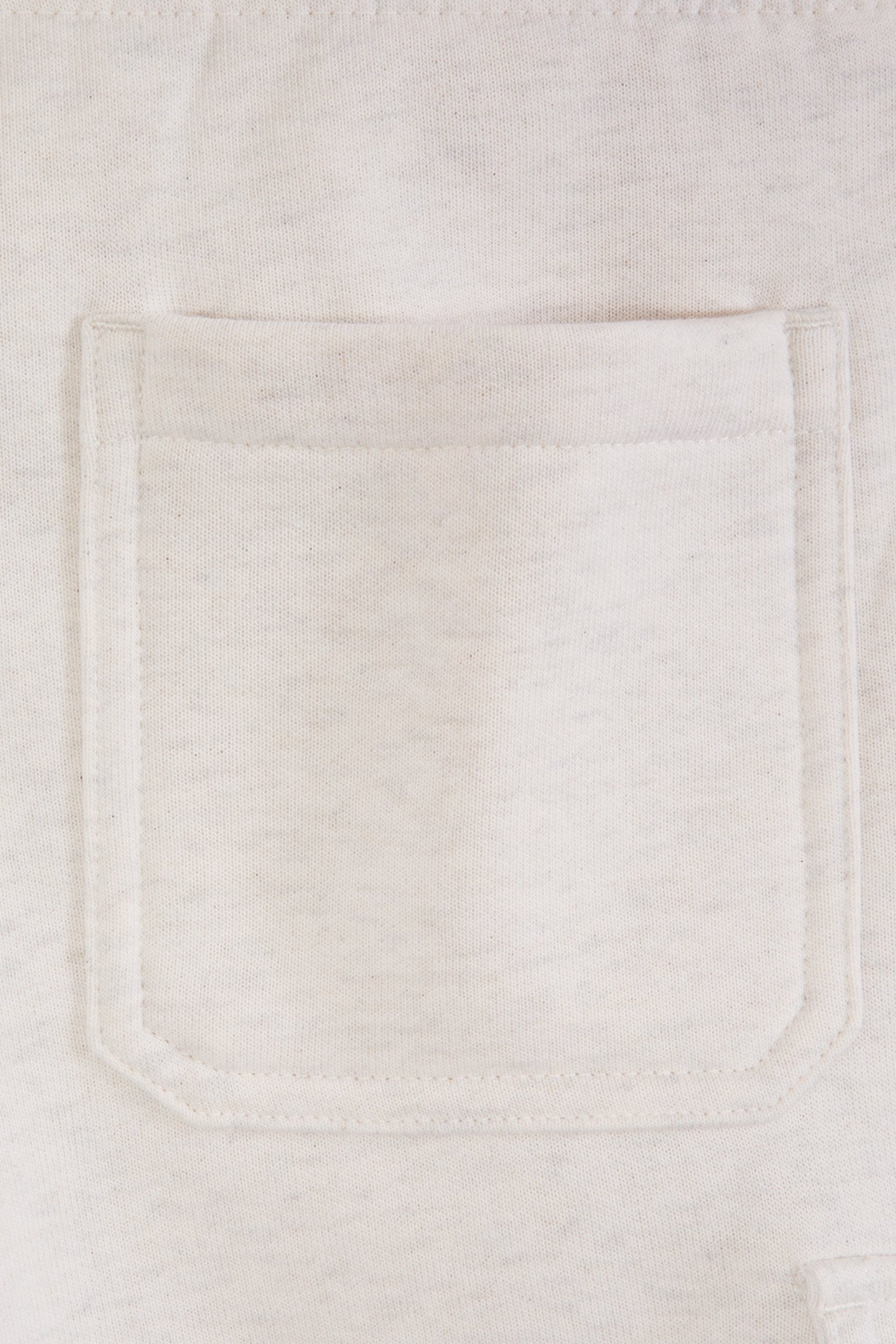 BOYS S&S FLEECE CARGO SHORT IVORY 5