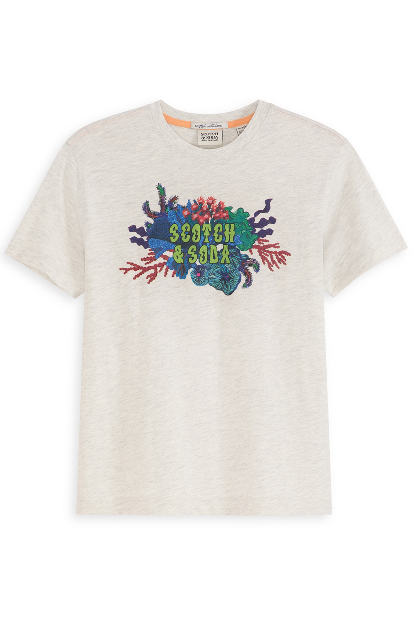 BOYS S&S GRAPHIC TEE IVORY 1